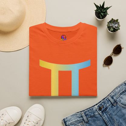 Gemini Drip Zodiac T-Shirt — Rainbow Gemini Symbol Tee