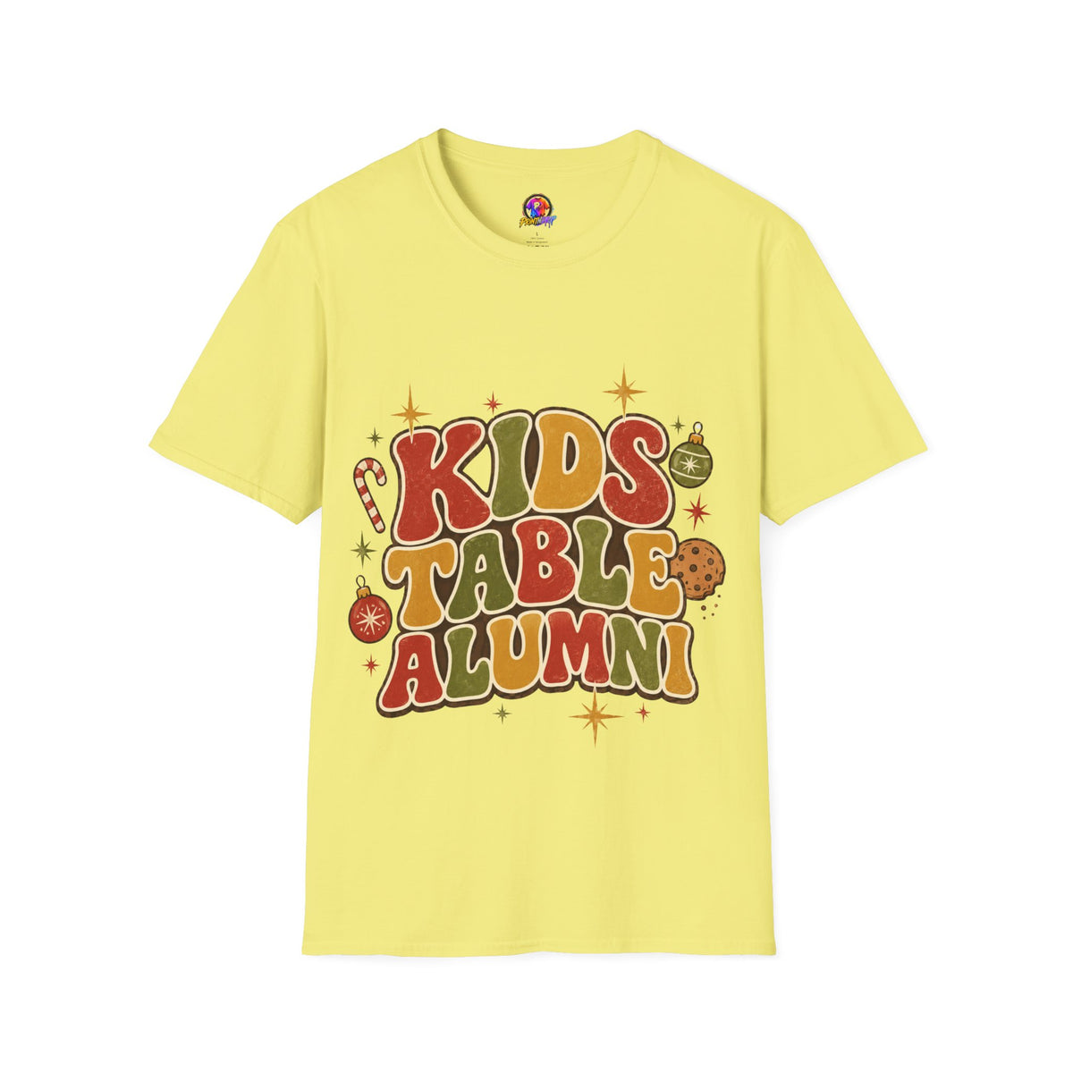 Kids Table Alumni T-Shirt — Retro Holiday Family Dinner Tee