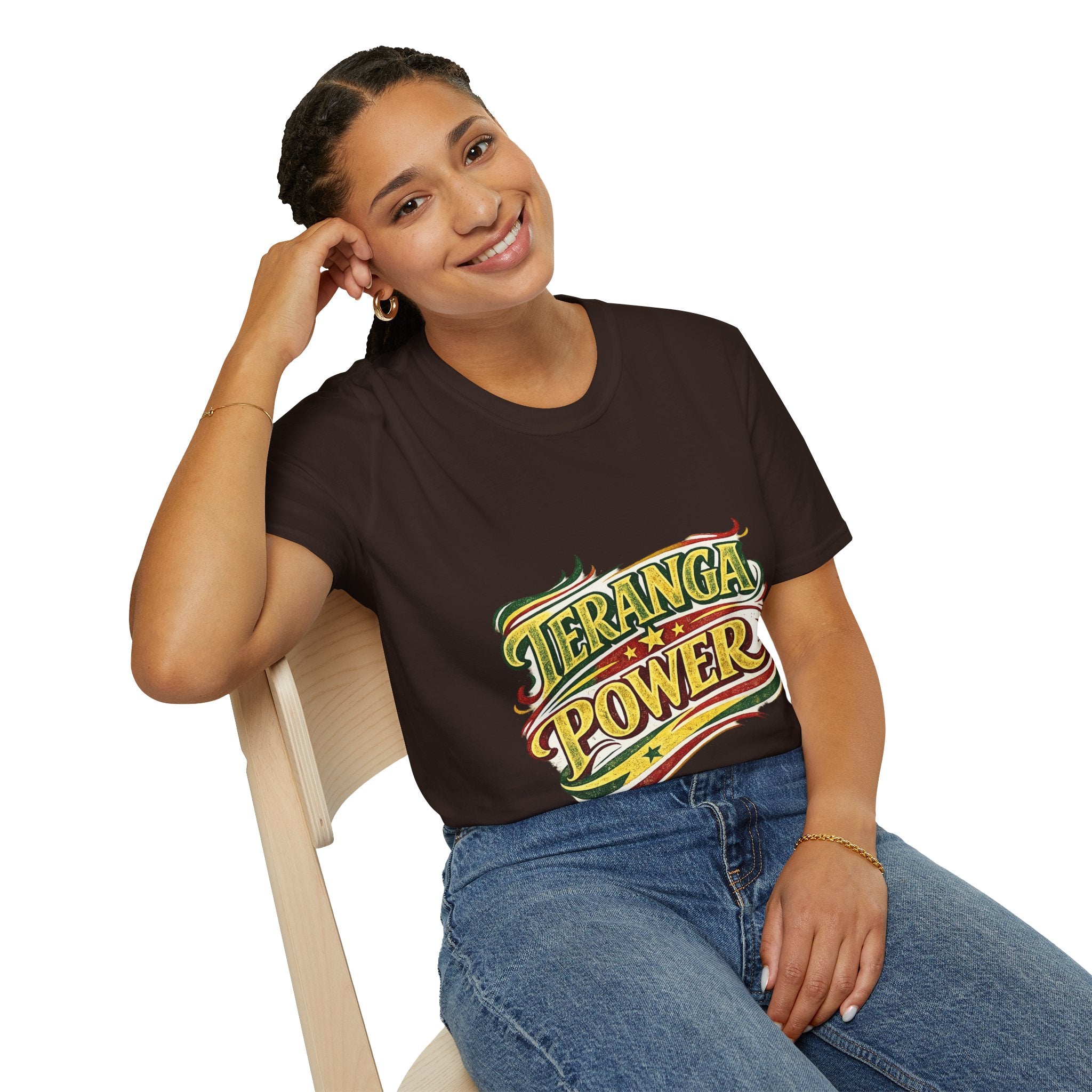 Senegal Teranga Power T-Shirt — Retro Senegal Pride Graphic Tee