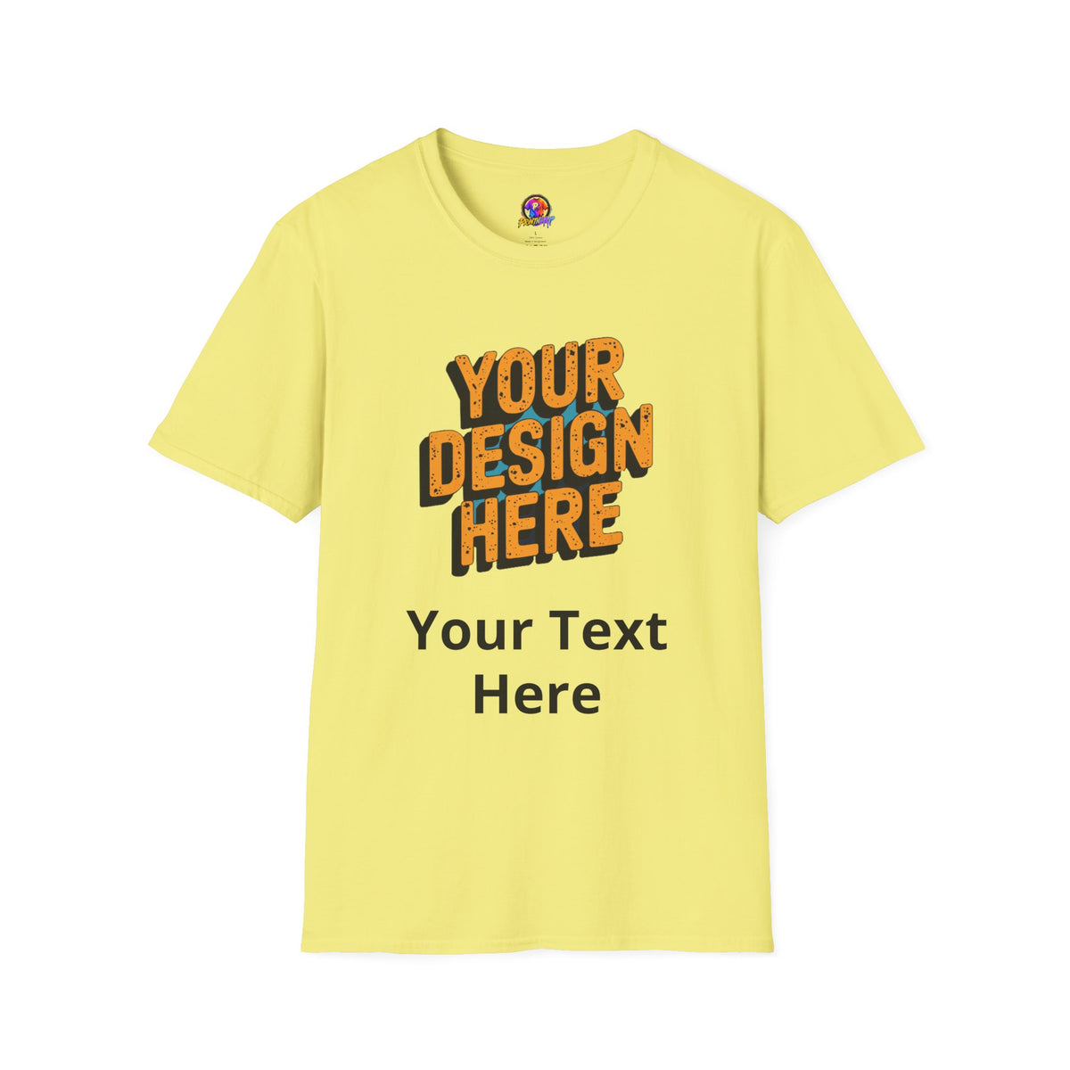 Unisex Softstyle T-Shirt - Personalize Your Own T-Shirt With Choice Of Your Colors And Designs
