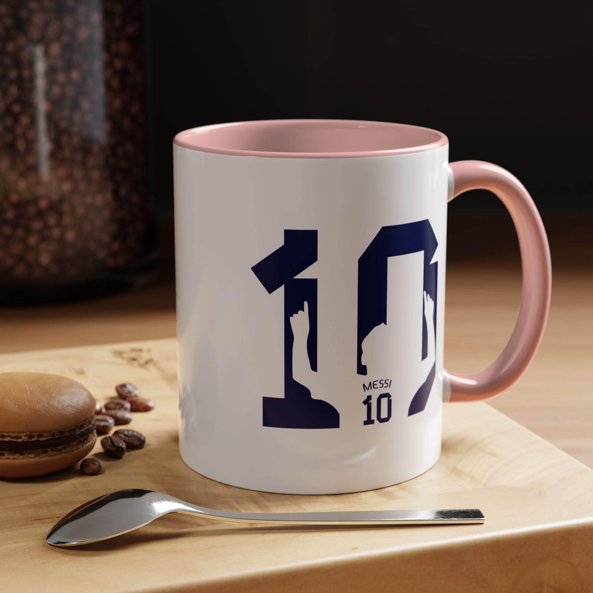 Messi Number 10 Coffee Mug — Soccer Fan Accent Mug