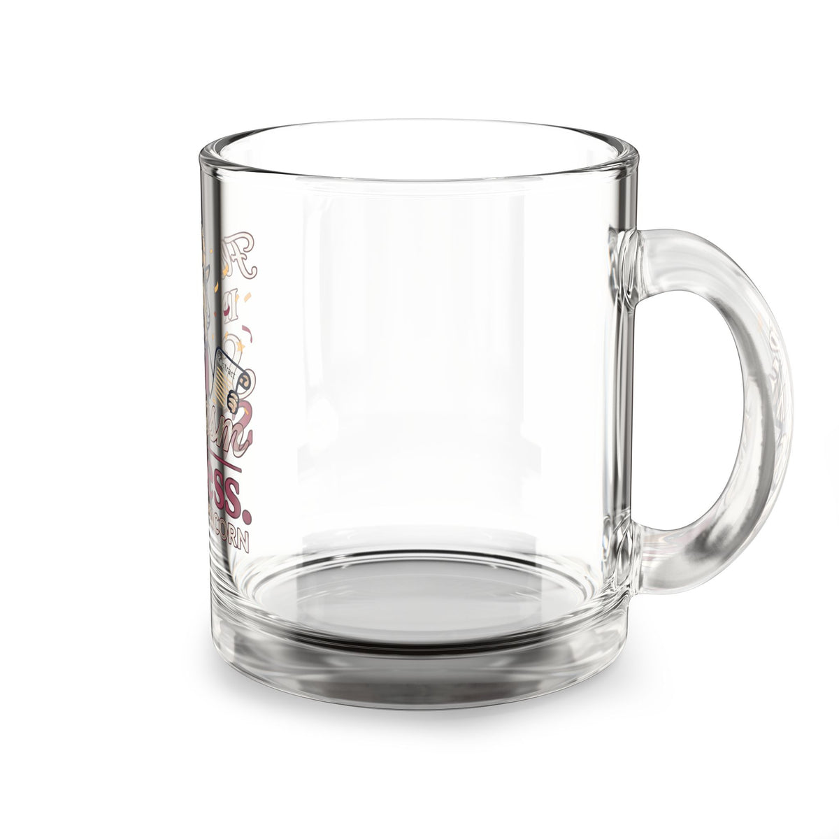Capricorn Glass Mug 10oz — "Fluent in Sarcasm and Success" Novelty Coffee Cup