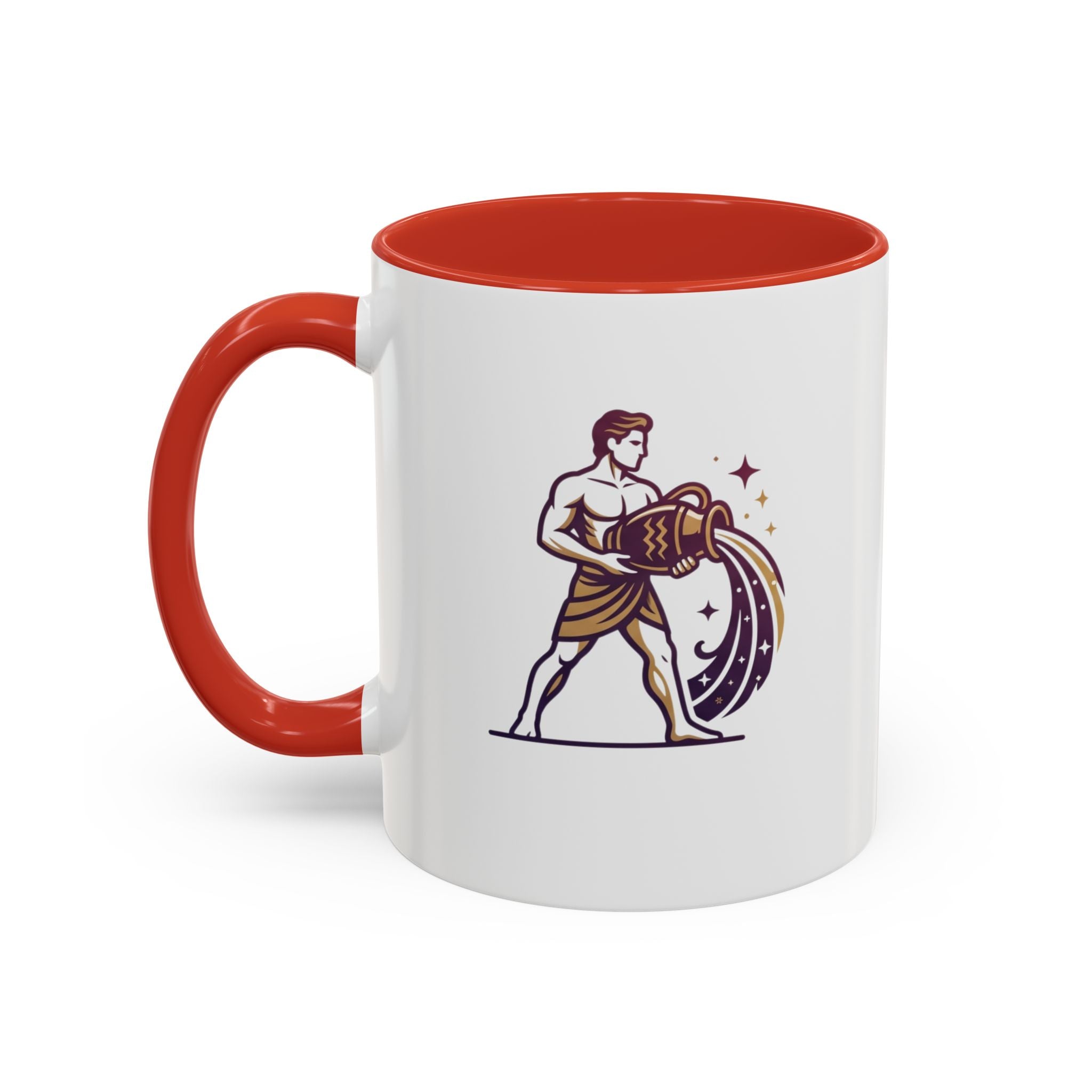 Aquarius Zodiac Coffee Mug — Water Bearer Astrology Gift