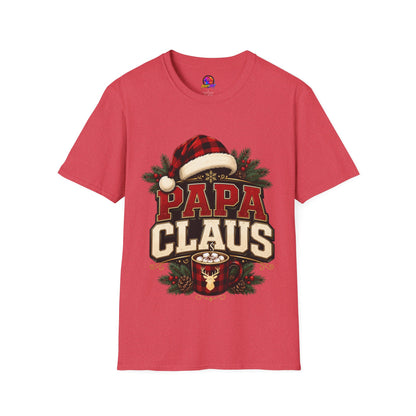 Papa Claus T-Shirt — Festive Holiday Dad Christmas Tee