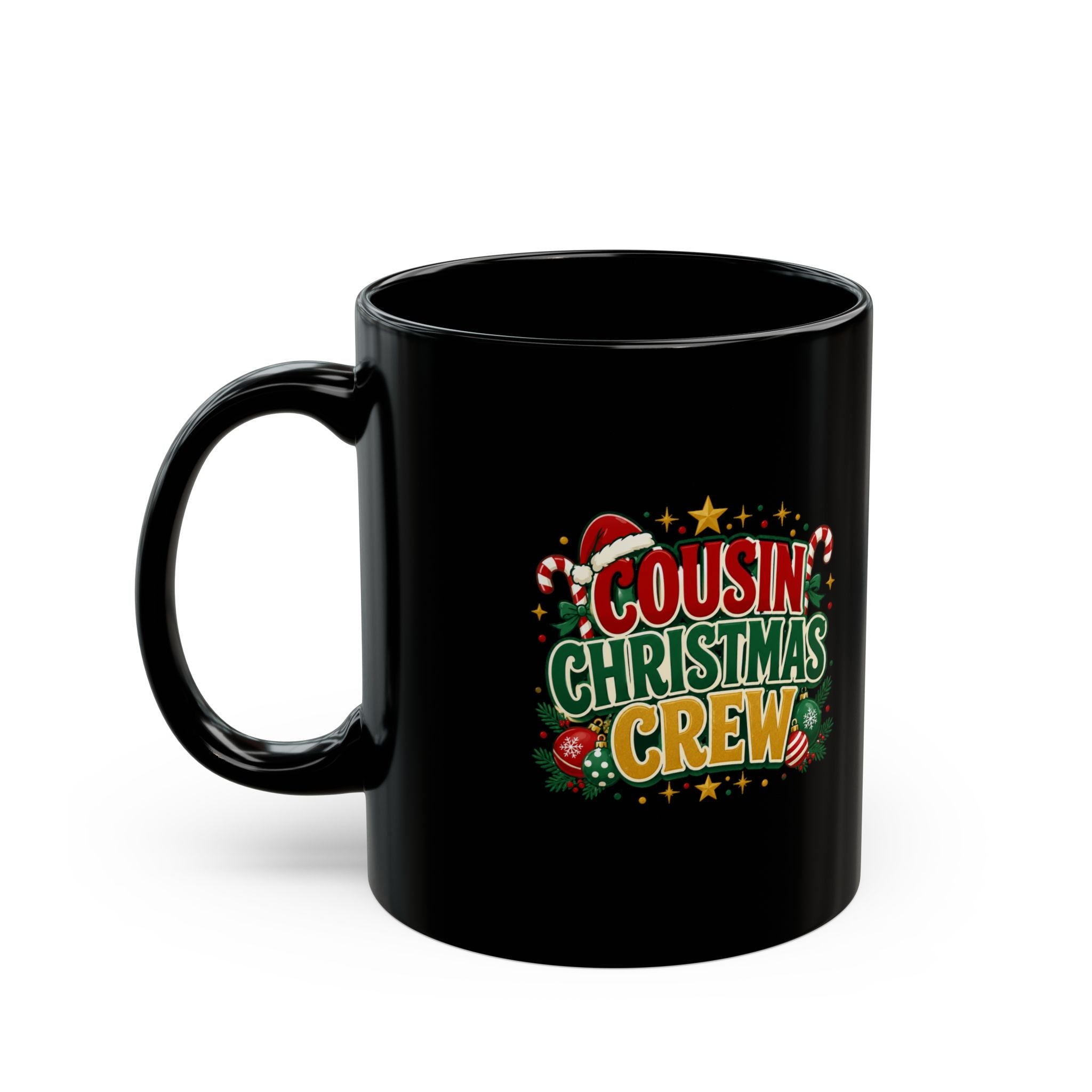 Cousin Christmas Crew Mug — Festive Holiday Coffee Cup