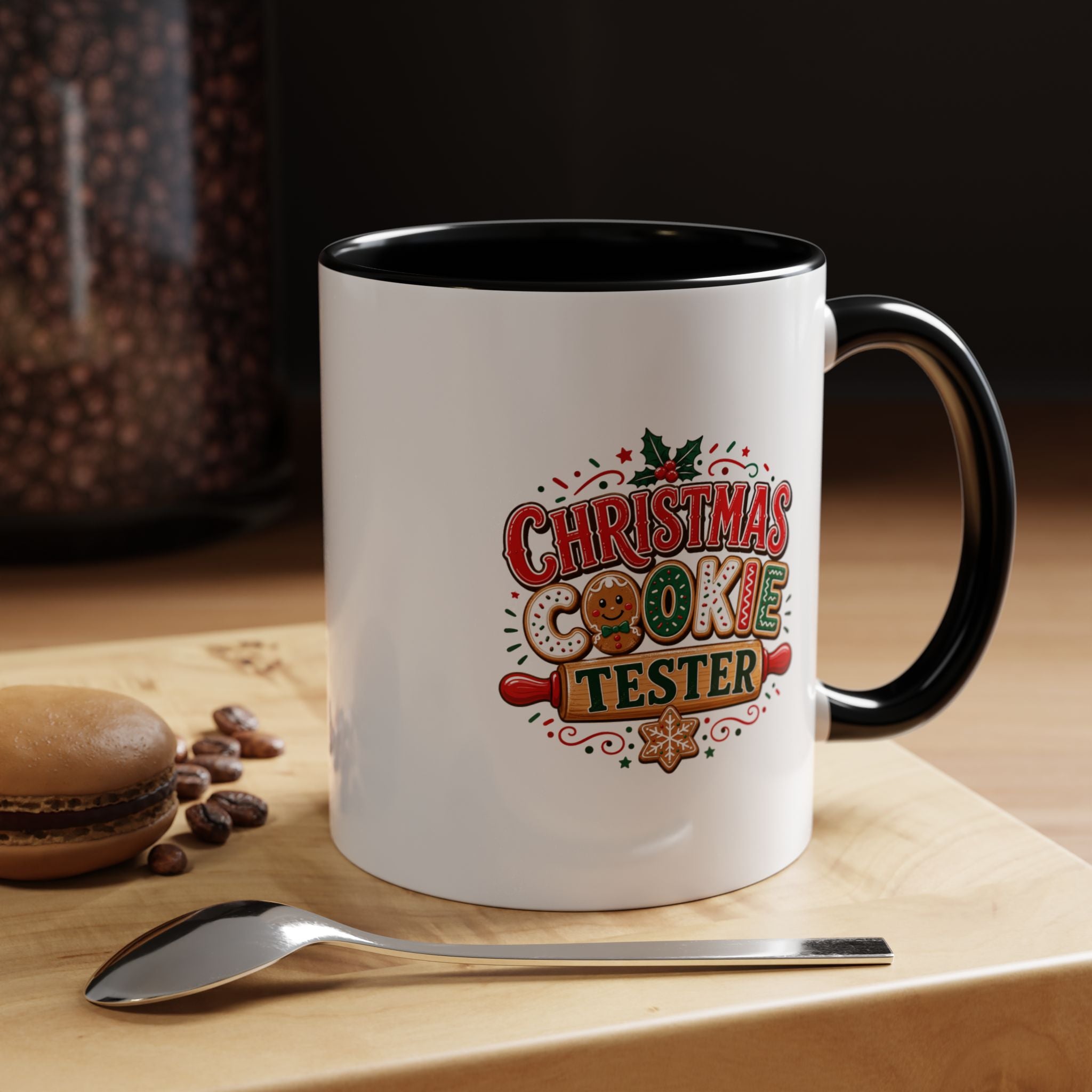 Christmas Cookie Tester Mug — Holiday Coffee Cup