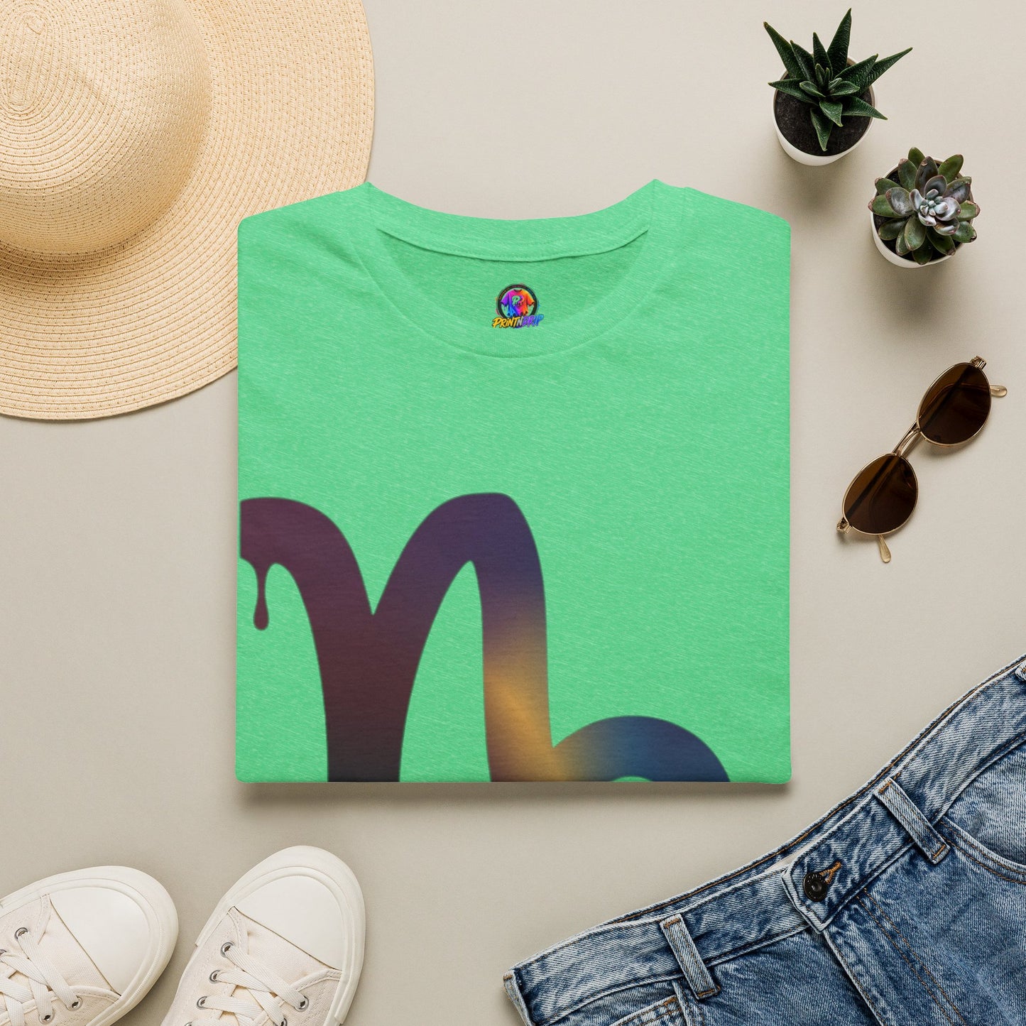 Dripping Gradient Capricorn T-Shirt