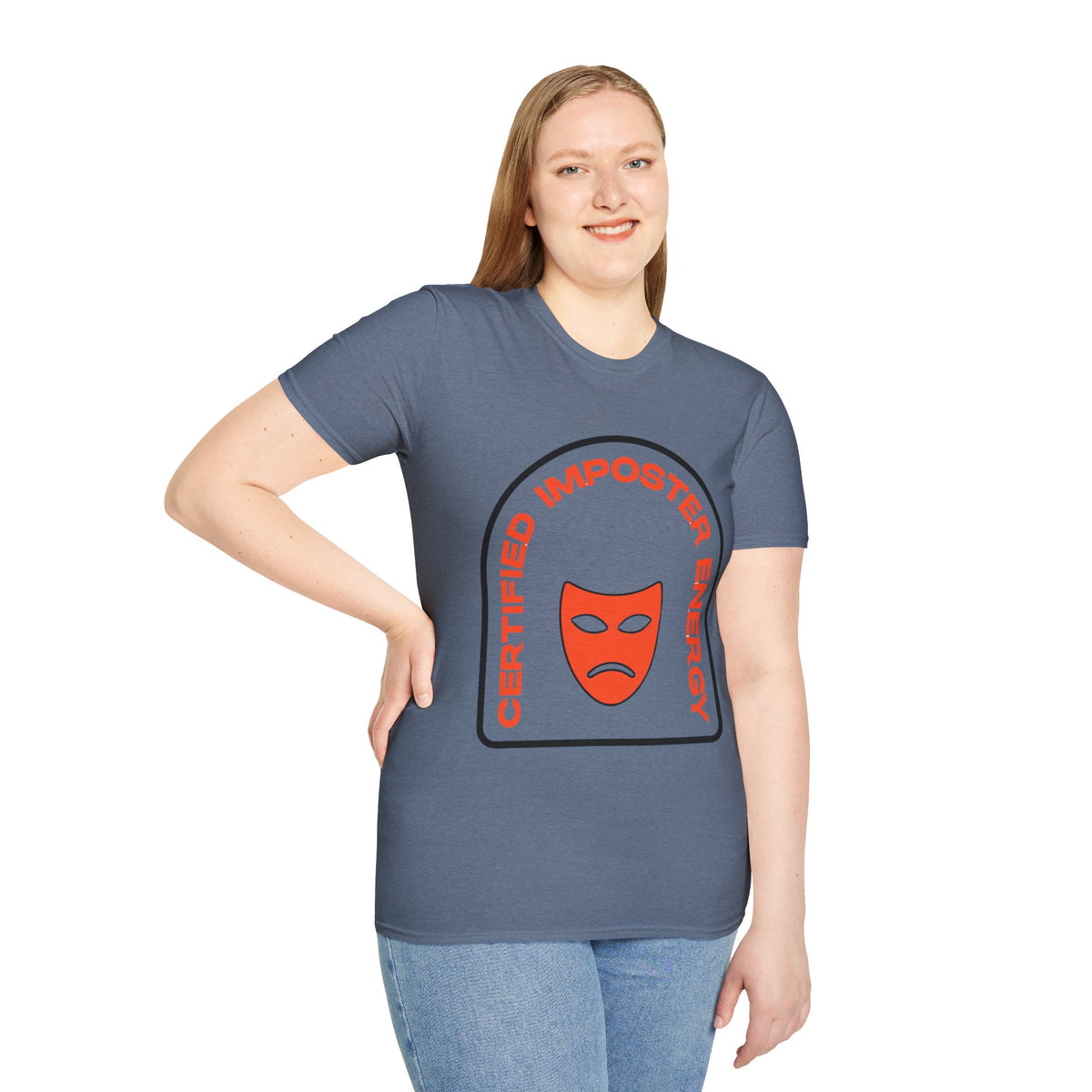 Certified Imposter Energy T-Shirt — Funny Sarcastic Graphic Tee - Trending Now - August 2026