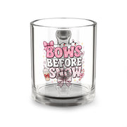 Modern Day Christmas Glass Mug  10oz