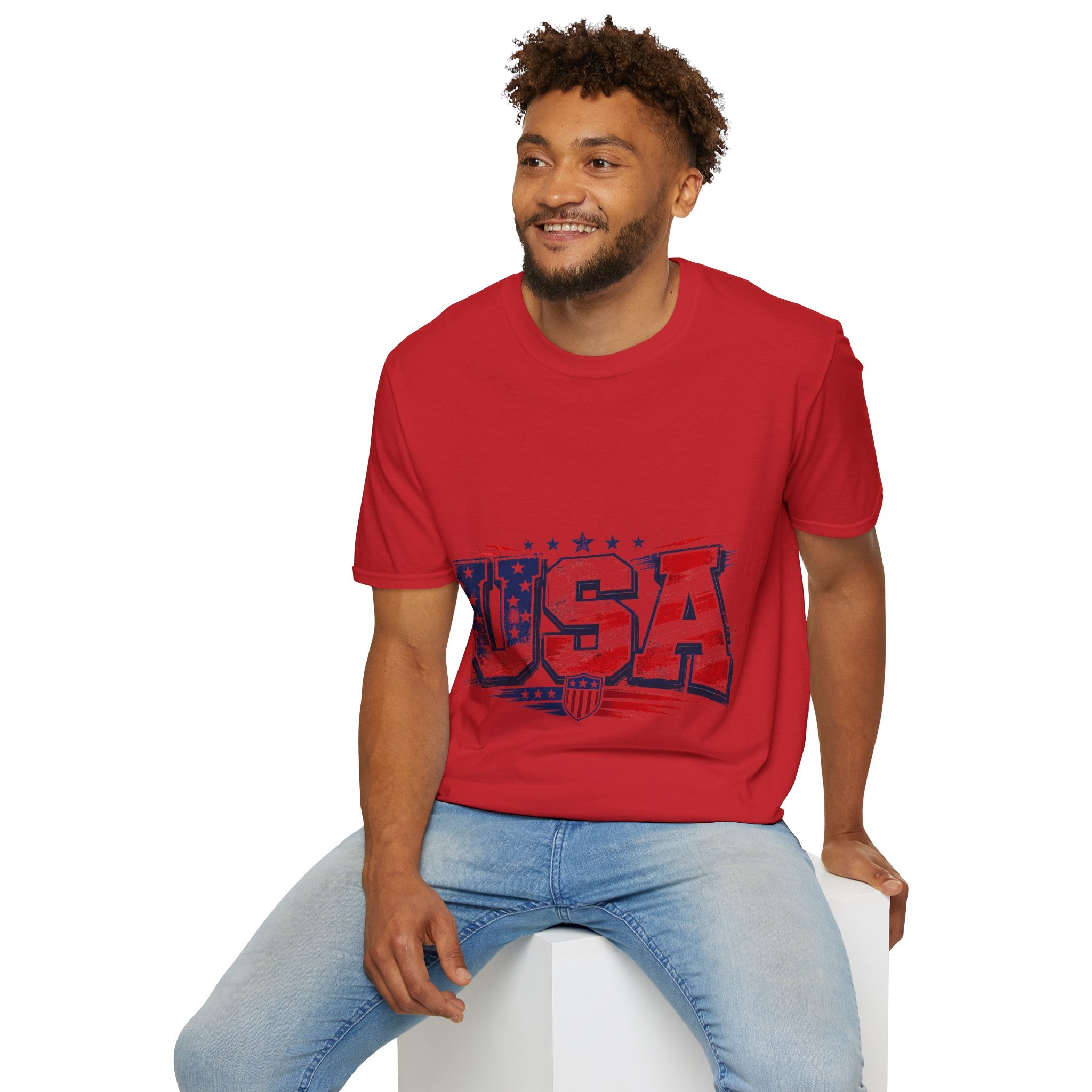 USA Flag Graphic T-Shirt — Patriotic American Pride Tee