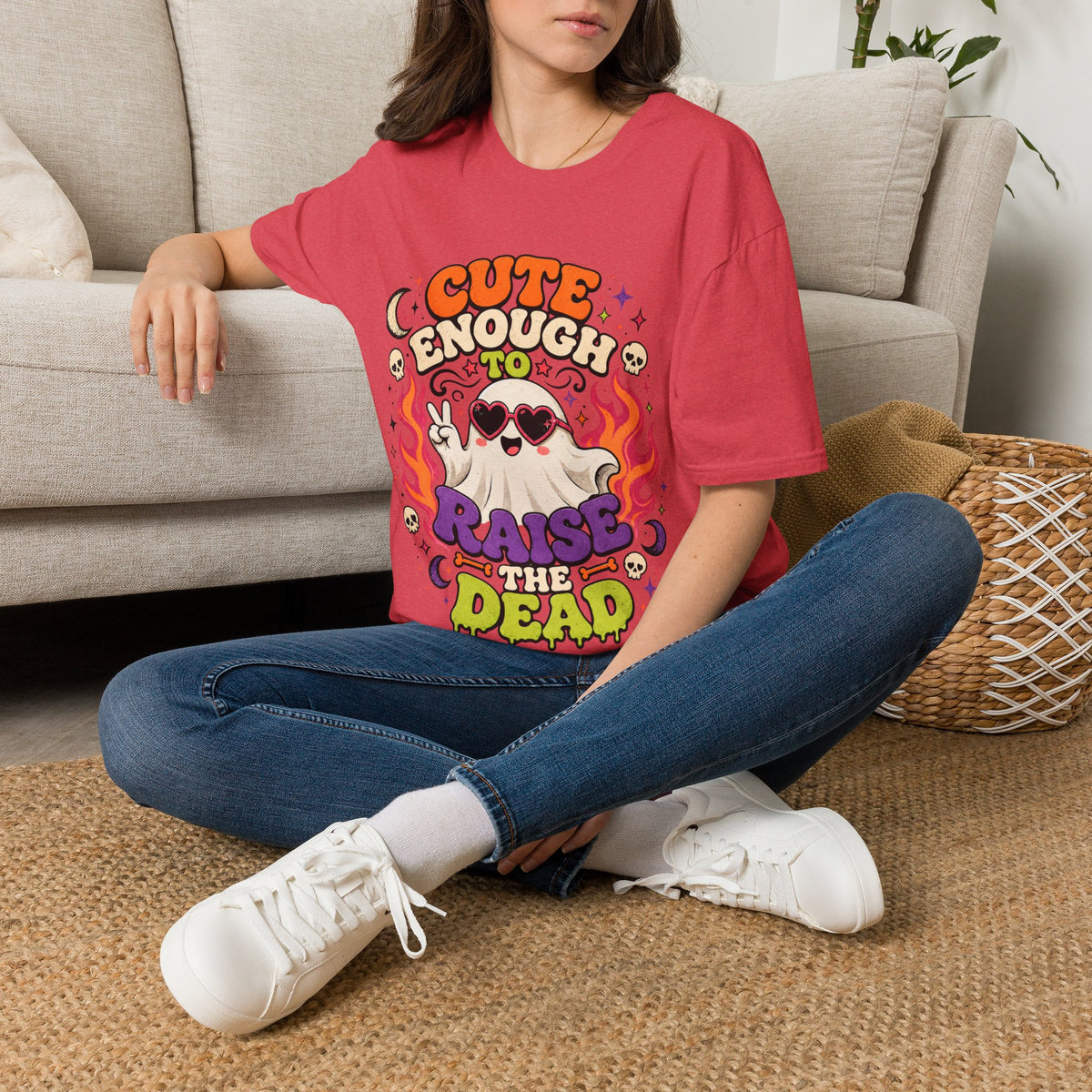 Halloween Cute Enough Unisex Softstyle T-Shirt