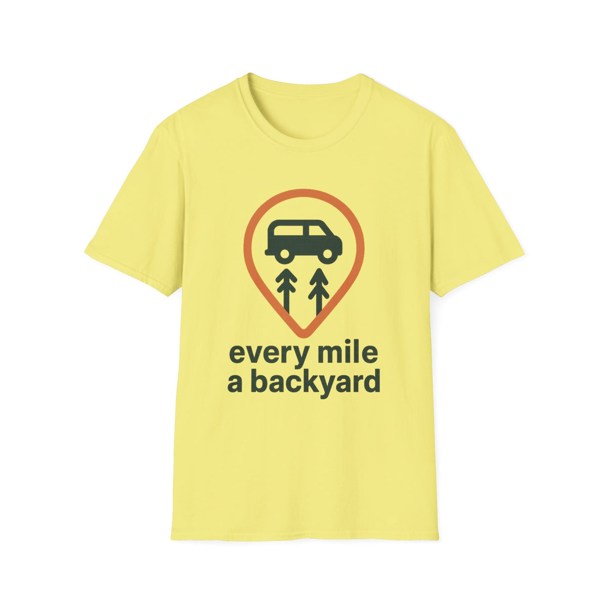 Minimalist Campervan T‑Shirt — Tiny Van Badge Graphic - Trending Now - August 2026