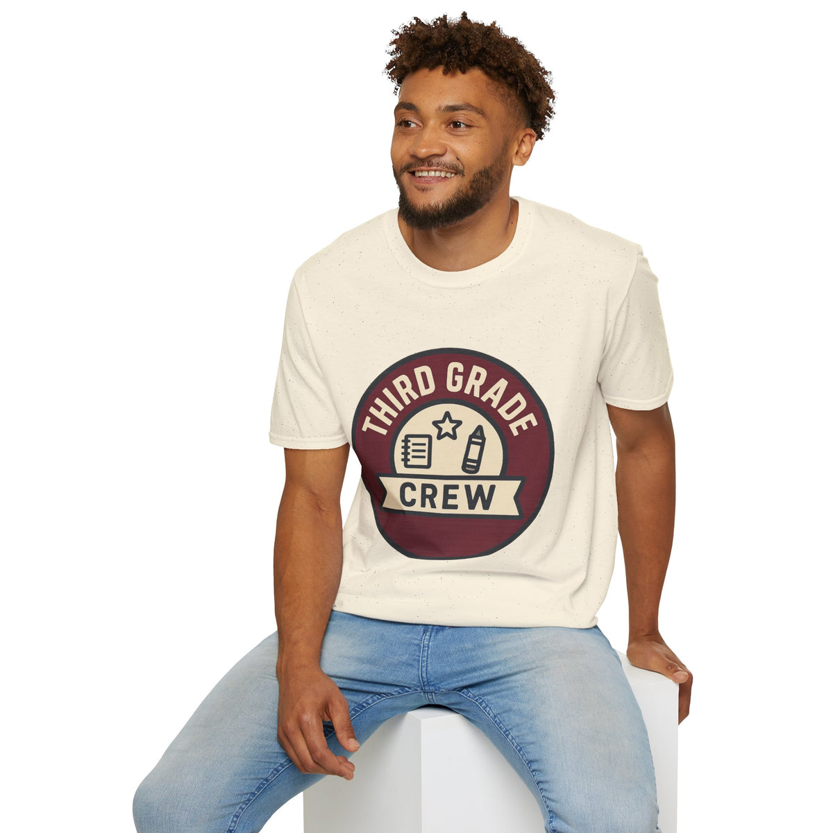 Third Grade Crew T-Shirt — Retro School Teacher & Student Tee - Trending Now - August 2026