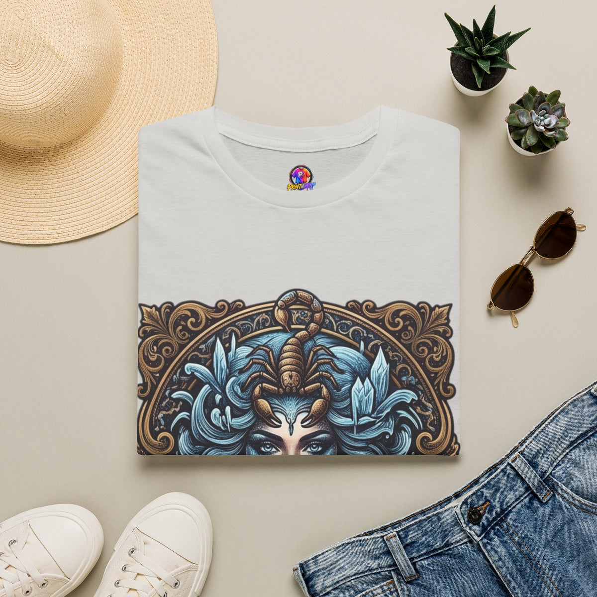 Scorpio Astrology T-Shirt — "Beautifully Intense" Zodiac Graphic Tee