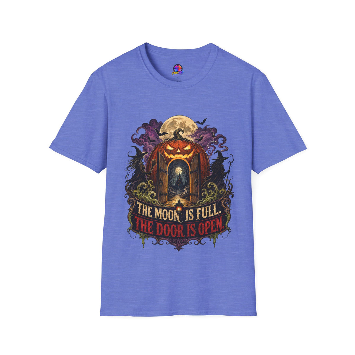 Halloween The Moon Is Full Unisex Softstyle T-Shirt