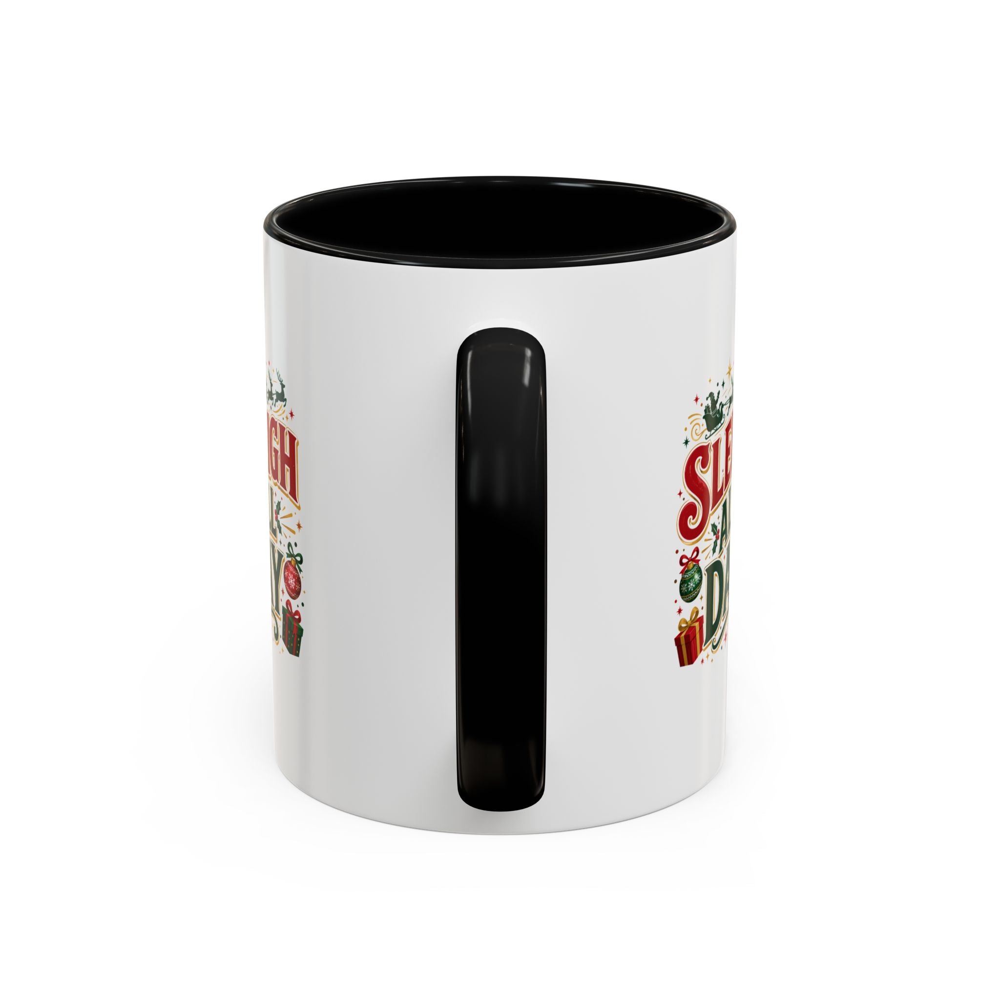 Sleigh All Day Accent Coffee Mug – Holiday Christmas Gift