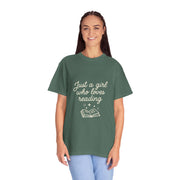Reading Lover T‑Shirt — "Just a Girl Who Loves Reading" Graphic Tee - Trending Now - October 2026
