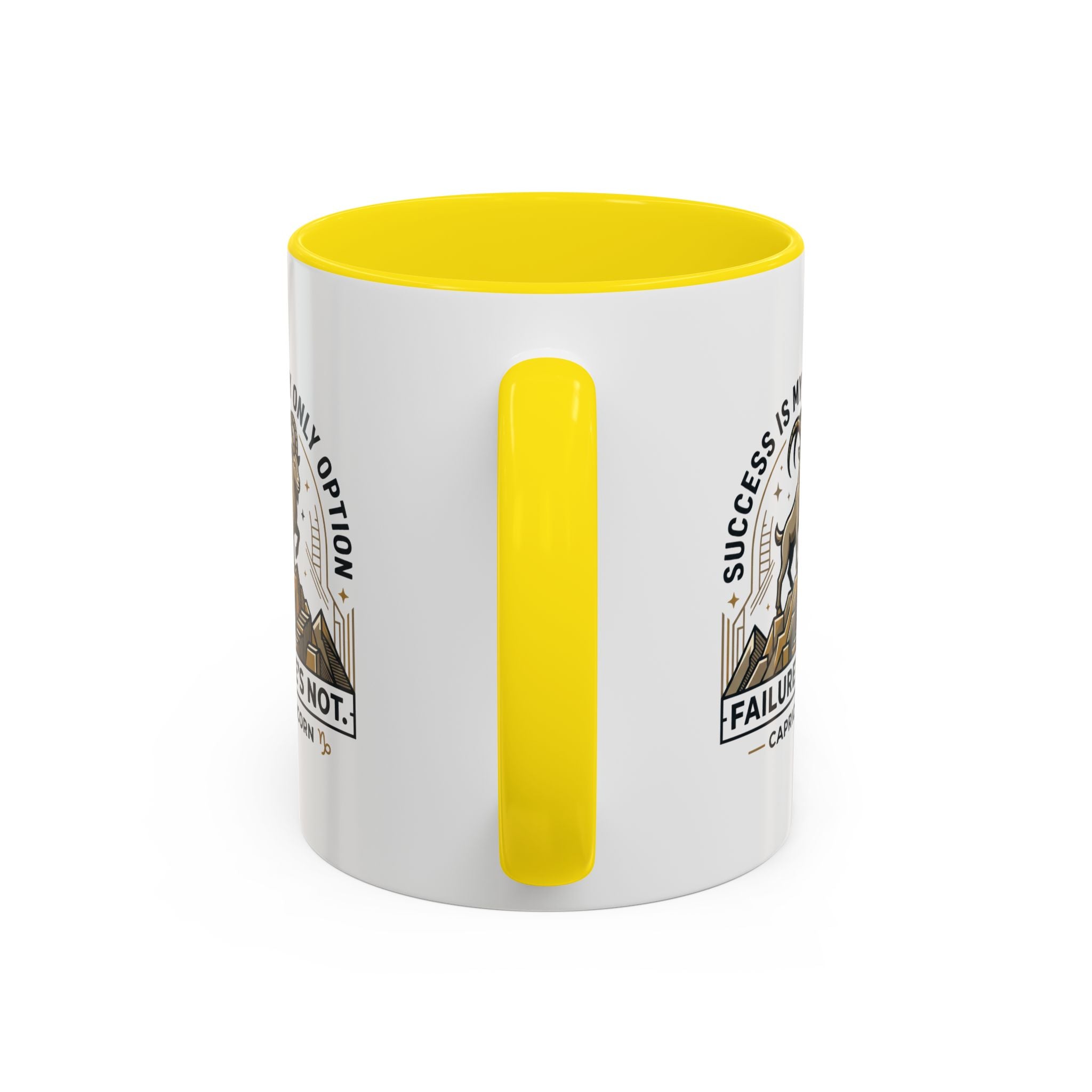 Capricorn Coffee Mug – "Success Is My Only Option, Failure's Not" Zodiac Gift