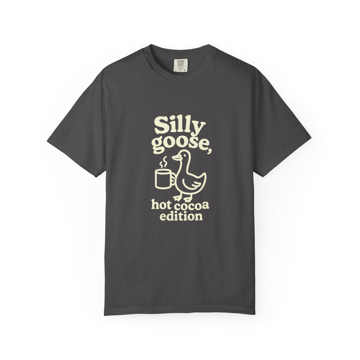 Silly Goose Hot Cocoa T-Shirt — Cute Winter Graphic Tee - Trending Now - October 2026