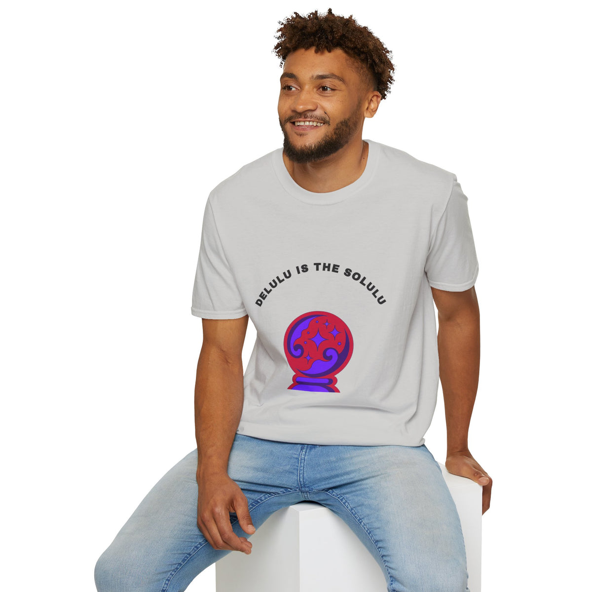 T-Shirt — Delulu Is The Solulu Crystal Ball Graphic Tee - Trending Now - September 2026