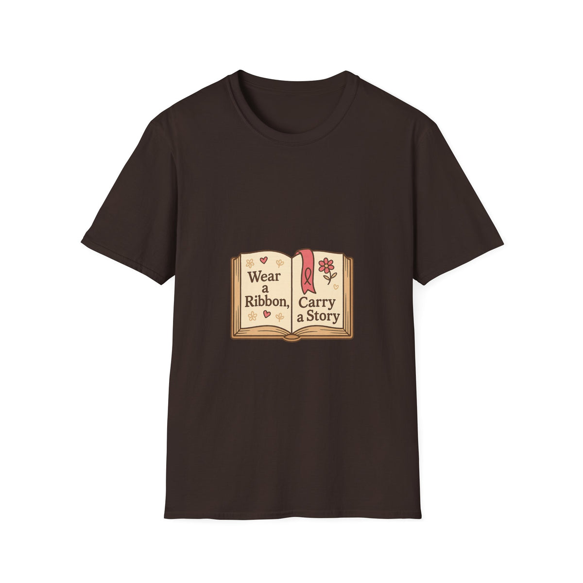 Book Lover T‑Shirt — "Wear a Ribbon, Carry a Story" Vintage Open Book Design - Trending Now - October 2026