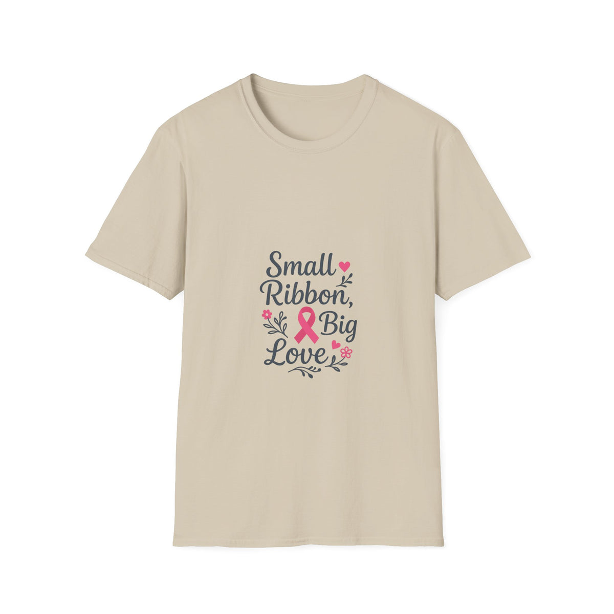 Breast Cancer Awareness T-Shirt – "Small Ribbon, Big Love" Pink Ribbon Tee - Trending Now - October 2026