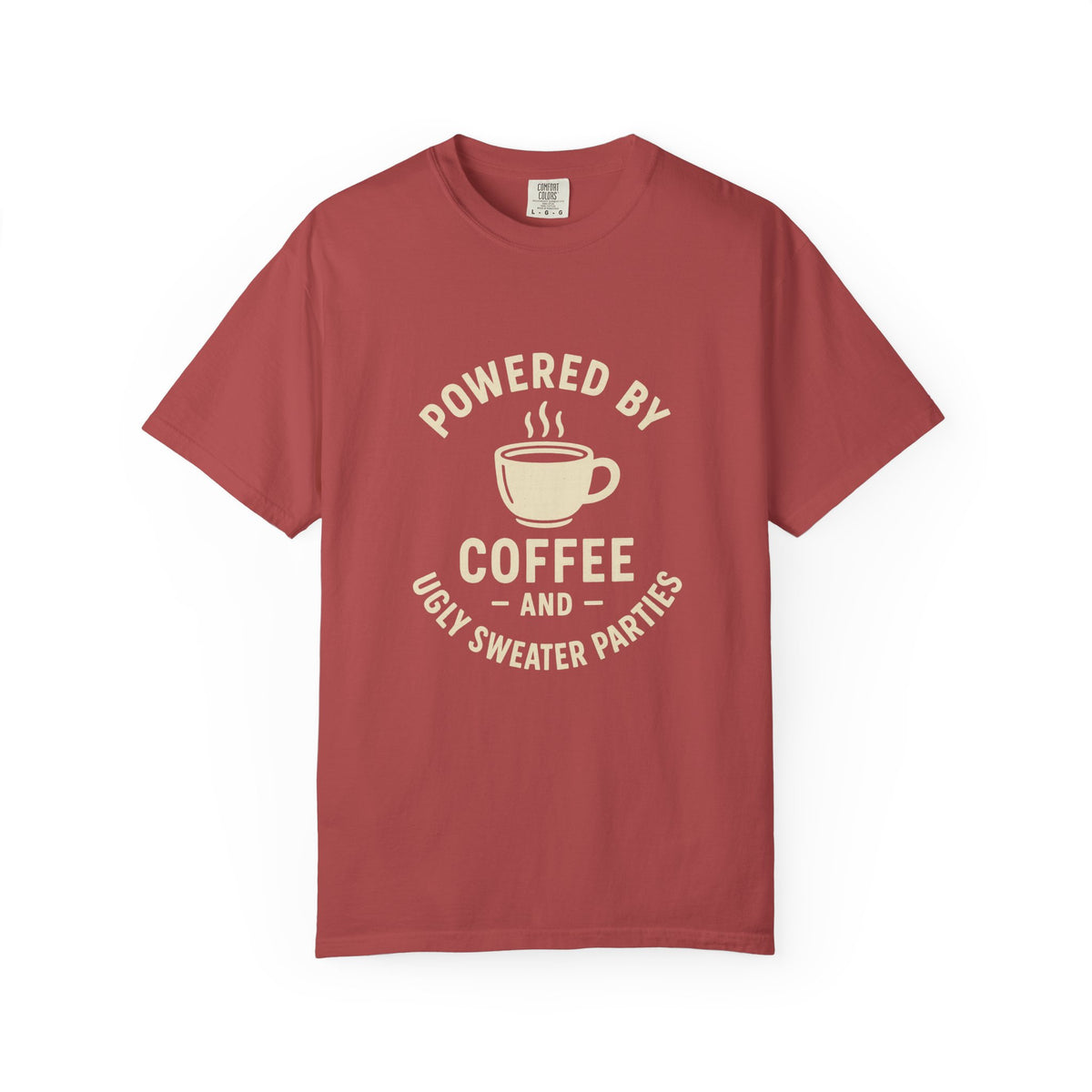 Powered by Coffee T-Shirt — Funny Coffee Lover Tee - Trending Now - October 2026