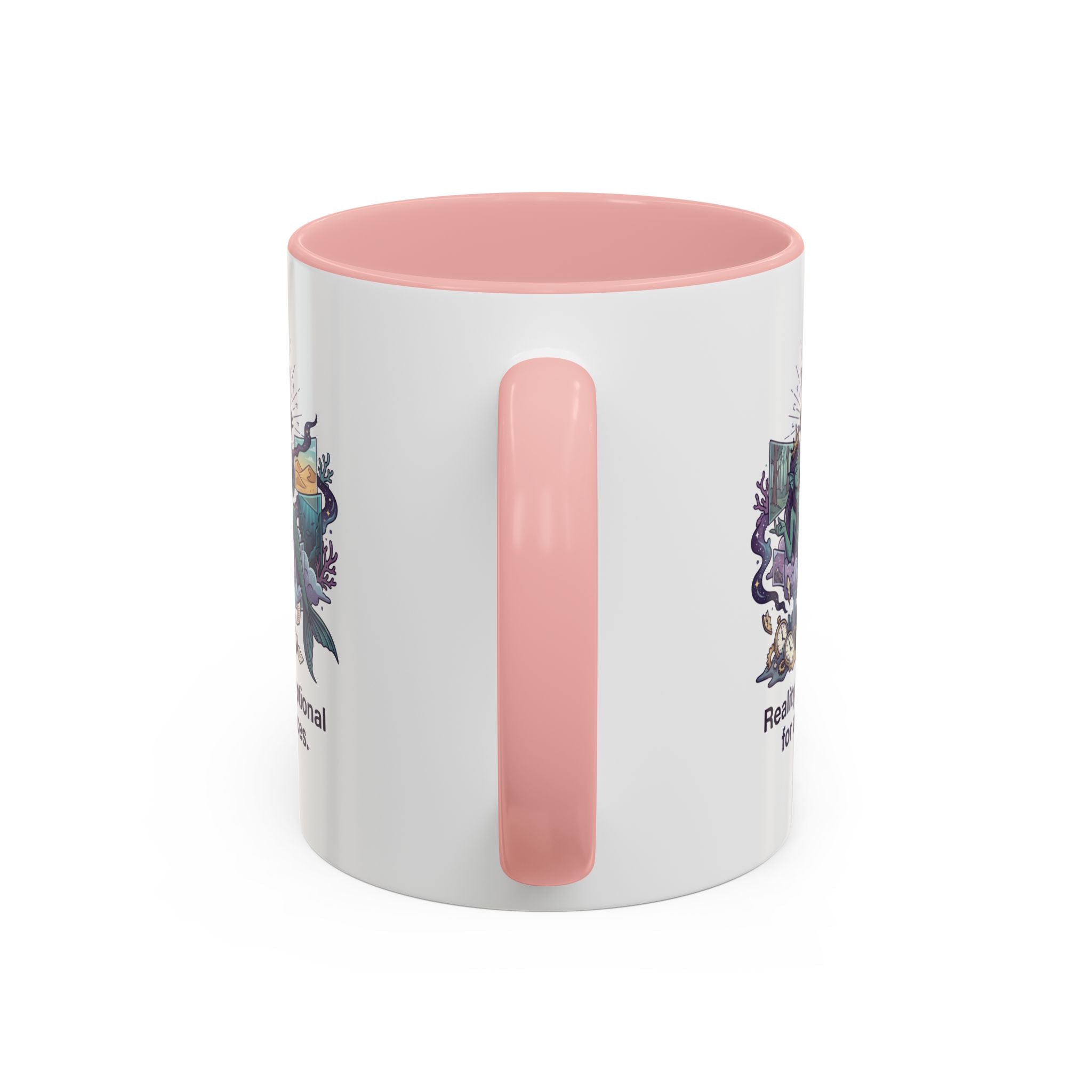 Pisces Zodiac Coffee Mug — "Reality is Optional for a Pisces" Accent Mug