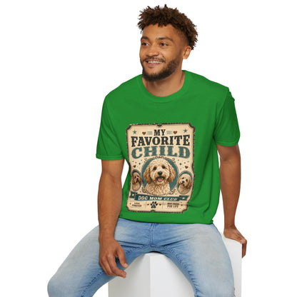 Favorite Child T-Shirt — "My Favorite Child" Dog Mom Club Vintage Tee