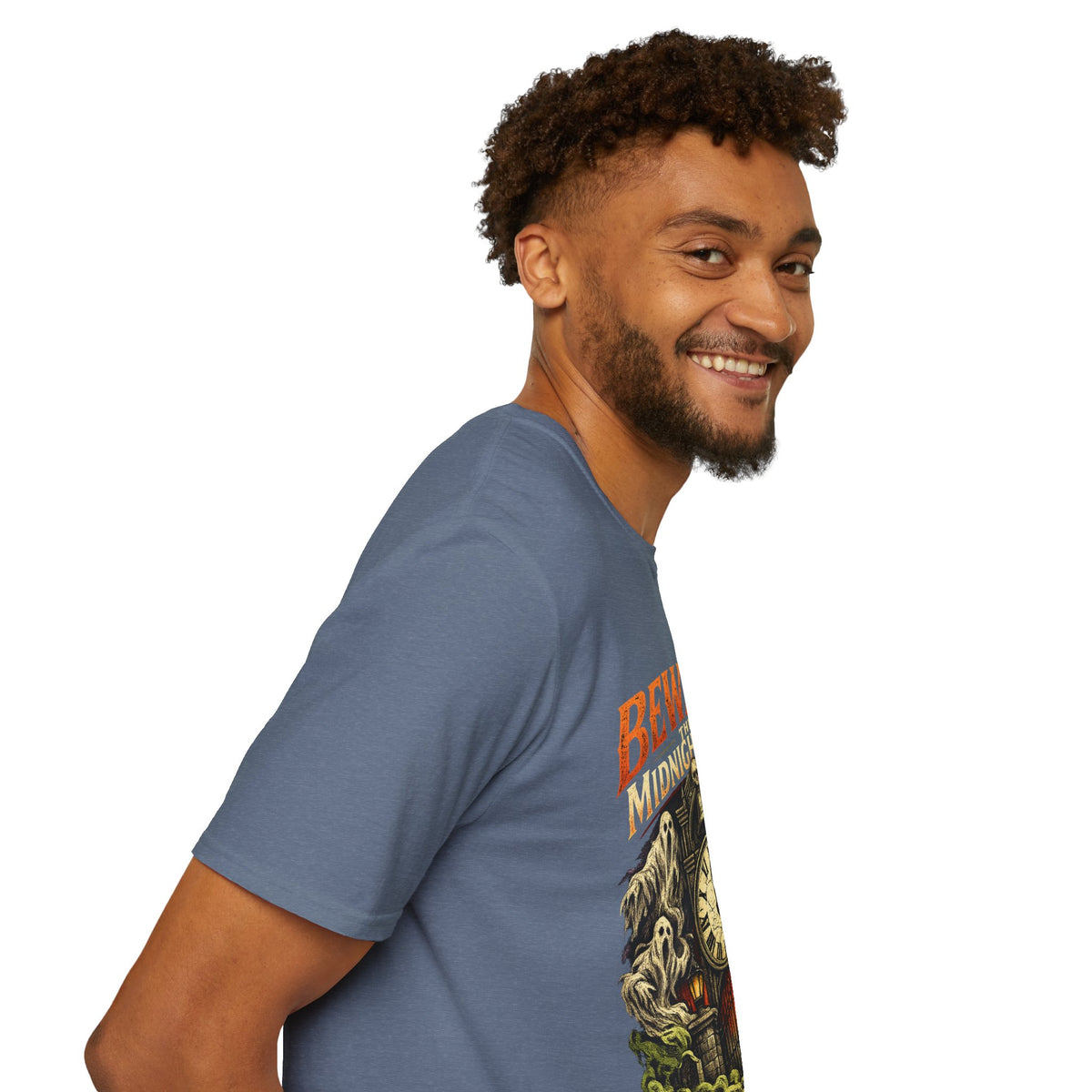 Halloween Beware Of Midnight Unisex Softstyle T-Shirt