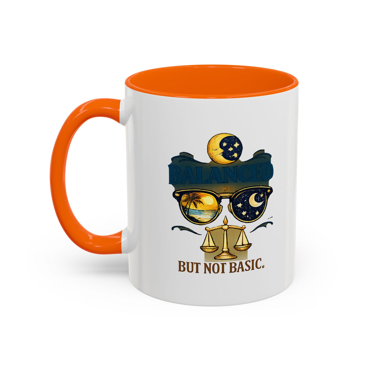 Libra Zodiac Accent Coffee Mug