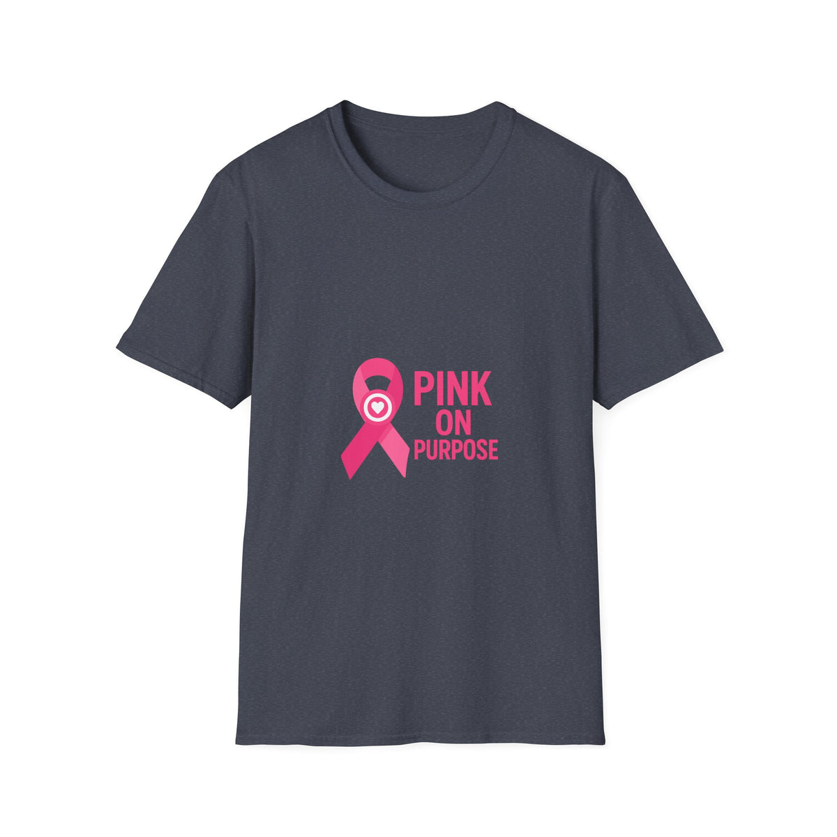 Pink On Purpose T-Shirt — Breast Cancer Awareness Ribbon Tee - Trending Now - October 2026