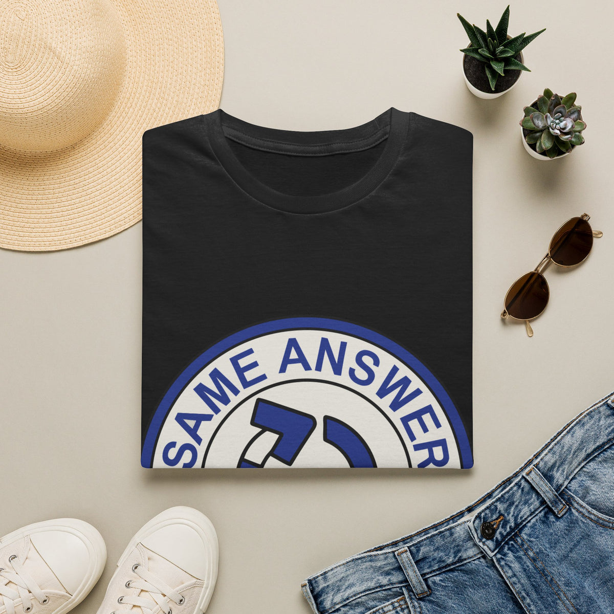 "Same Answer Every Time" Recycle Arrow Graphic Tee - Trending Now - September 2026