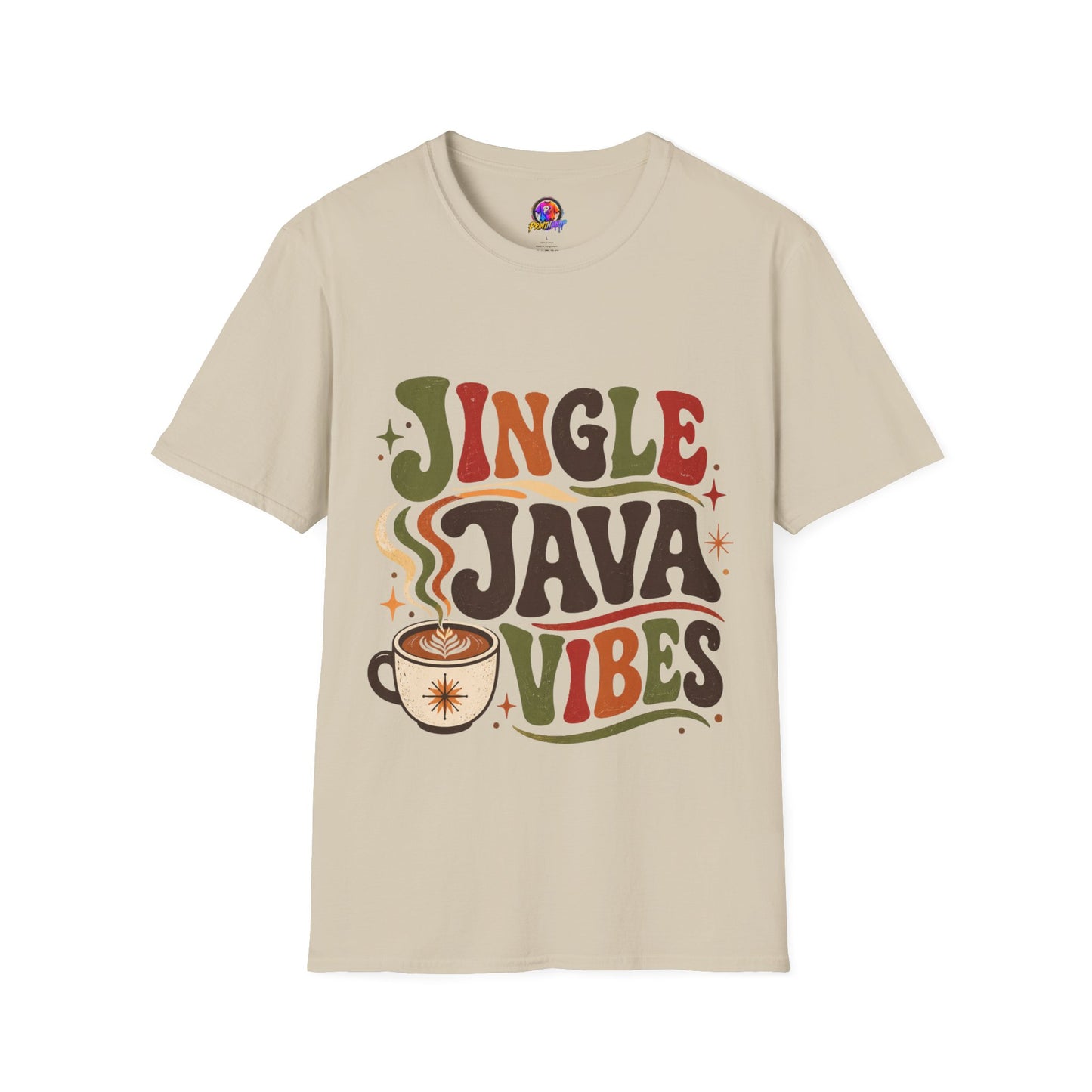 Retro "Jingle Java Vibes" T-Shirt