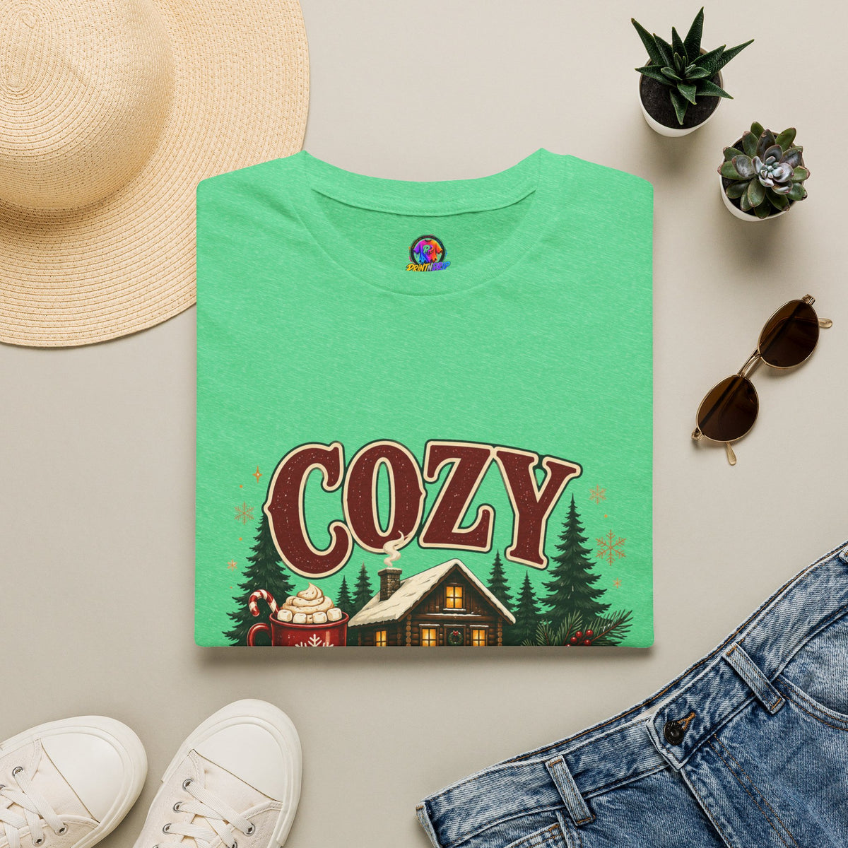 Cozy Cabin Christmas T-Shirt