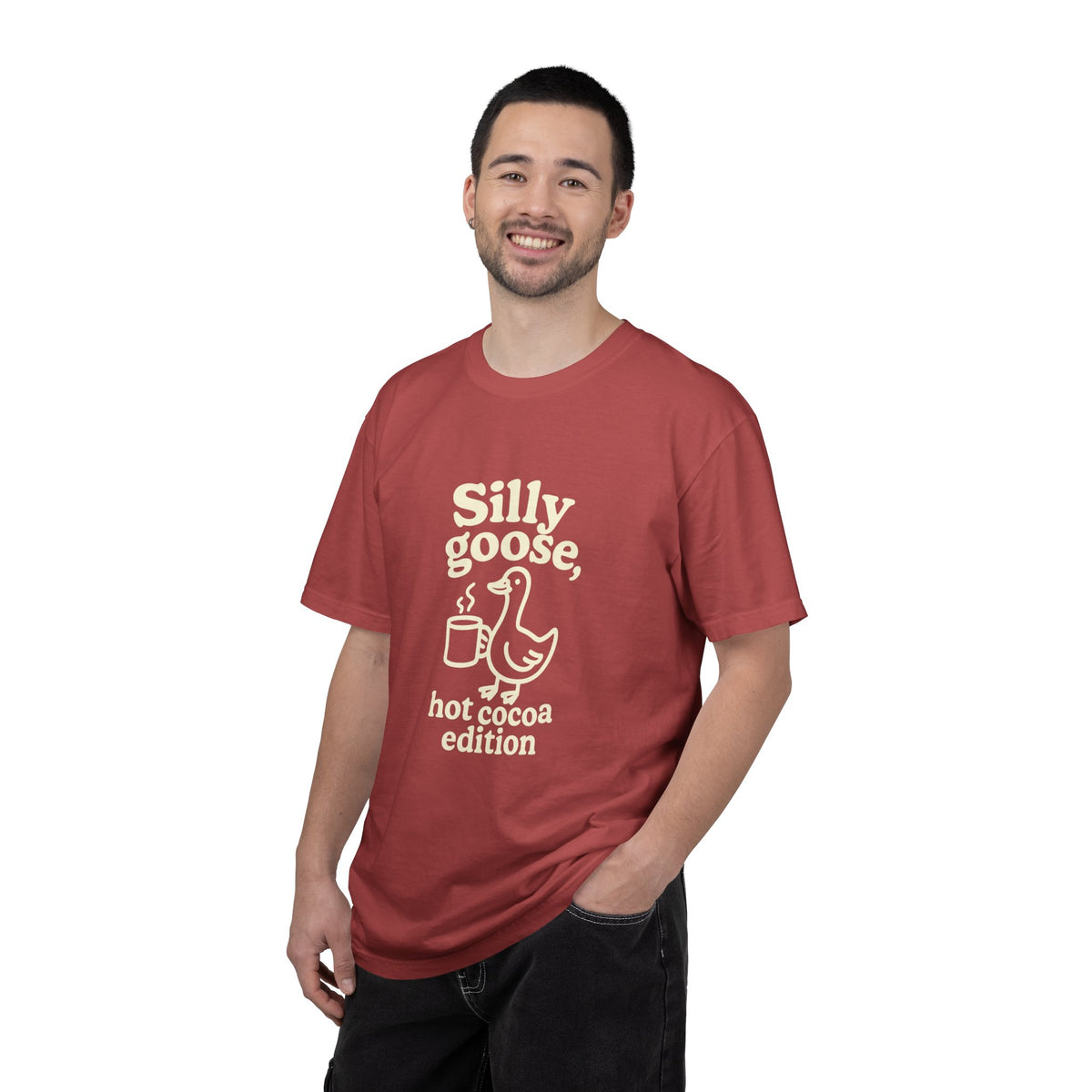 Silly Goose Hot Cocoa T-Shirt — Cute Winter Graphic Tee - Trending Now - October 2026