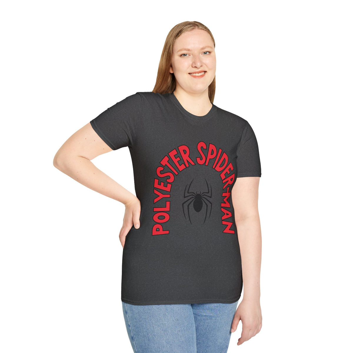 Spider Graphic T-Shirt — "Polyester Spiderman" Retro Spider Logo Tee - Trending Now - August 2026