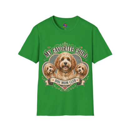 Dog Mom T-Shirt — "My Favorite Child" Cavalier Love Graphic Tee