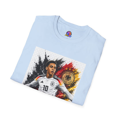 Germany Soccer Player Graphic T-Shirt — Jamal Musiala Germany Jersey Design
