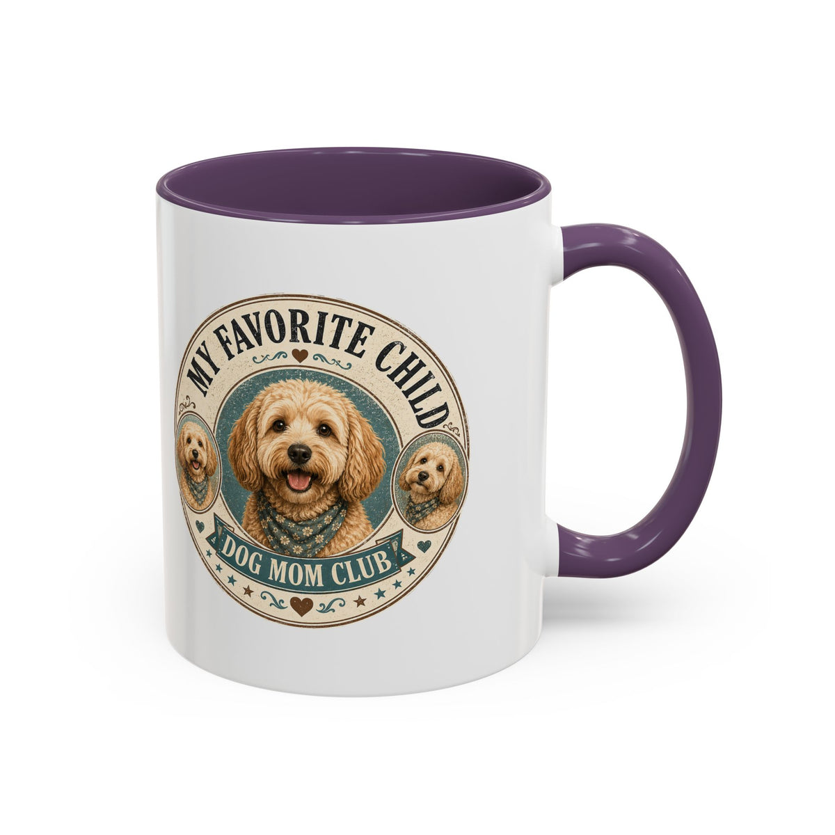 Milo Bailey Dog Dad Mom Dog Mom Coffee Mug — "My Favorite Child" Accent Mug