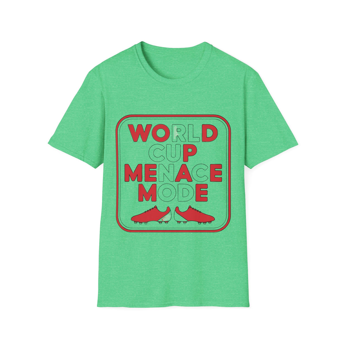 T-Shirt — "World Cup Menace" Retro Soccer Graphic Tee - Trending Now - August 2026