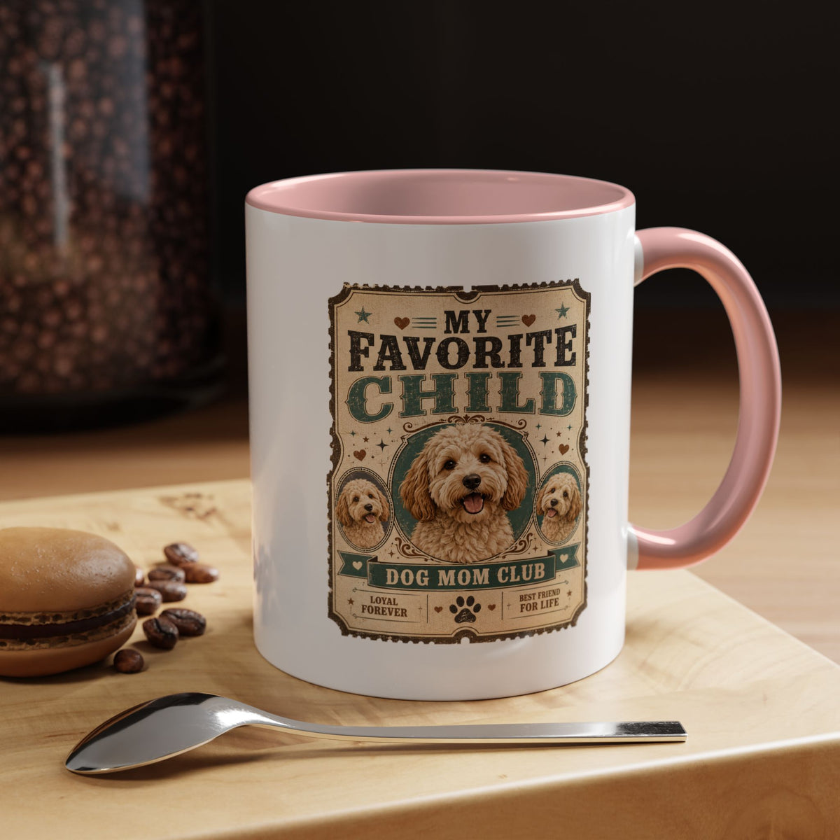 Milo Bailey Dog Dad Mom My Favorite Child Dog Mom Coffee Mug — Funny Dog Mom Gift