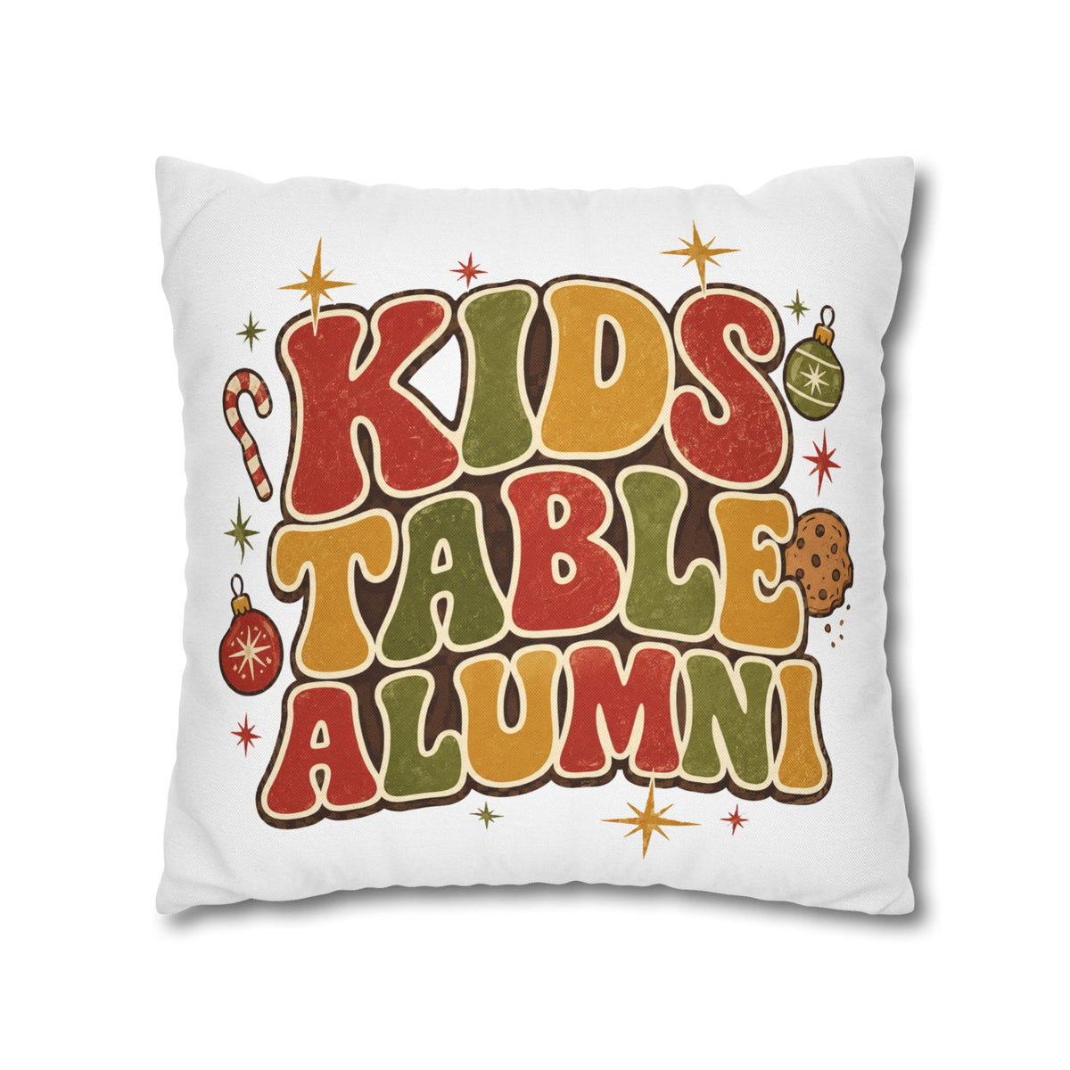 Christmas Kids Table Alumni Holiday Pillowcase