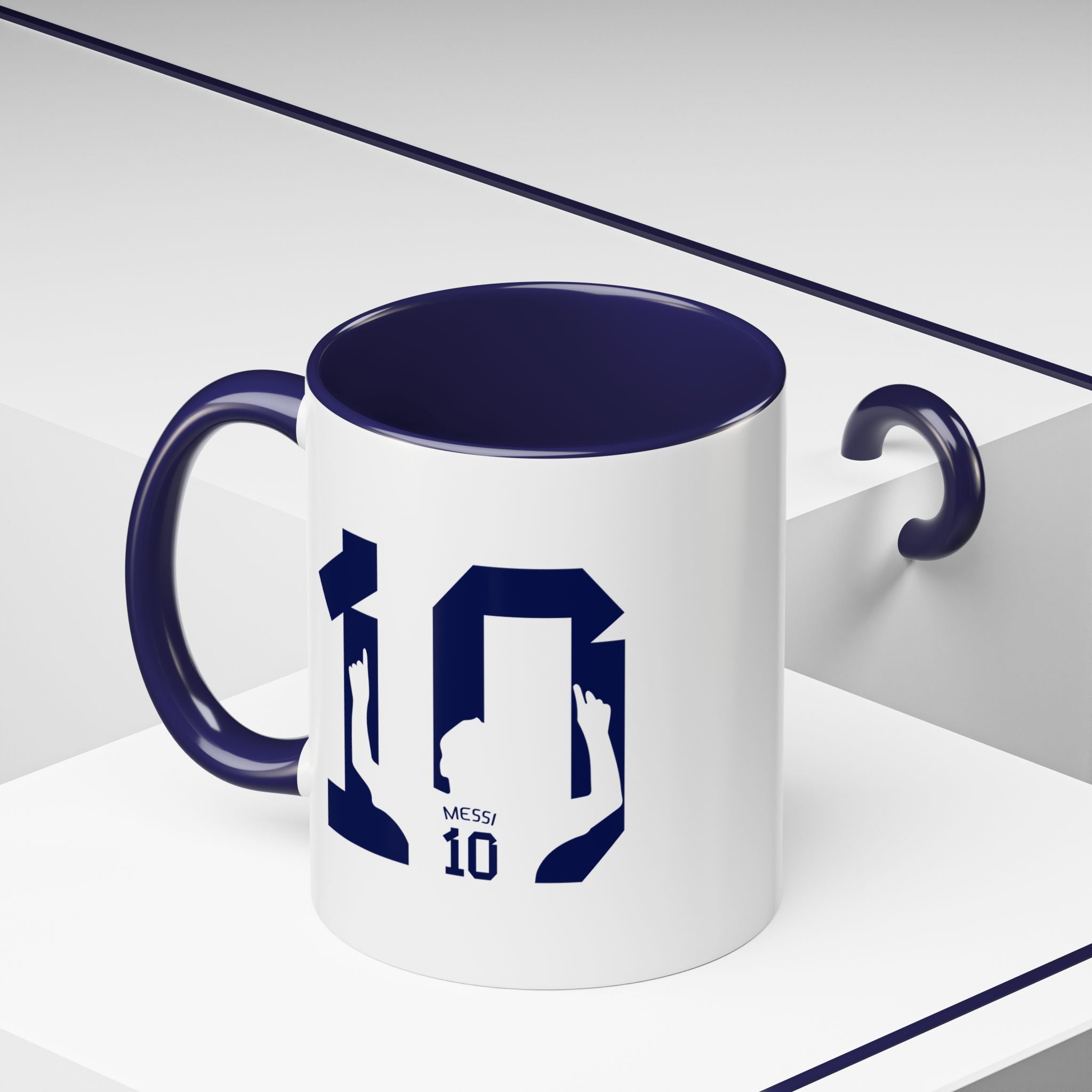 Messi Number 10 Coffee Mug — Soccer Fan Accent Mug