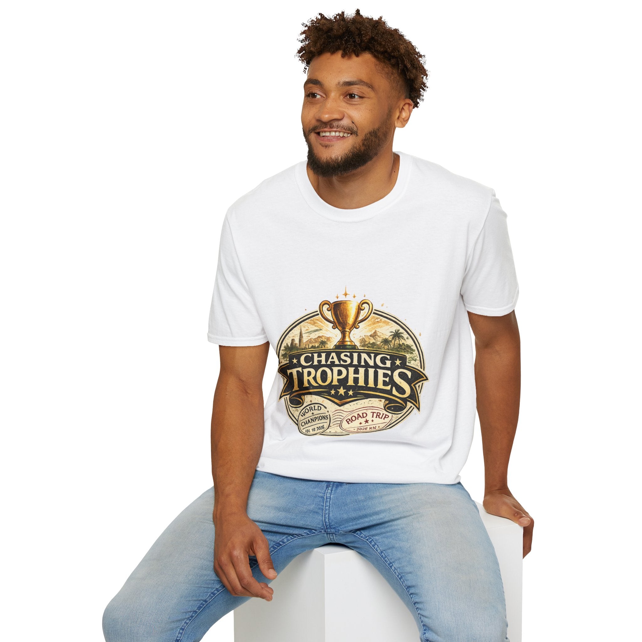T-Shirt — Chasing Trophies Vintage Trophy Graphic Tee