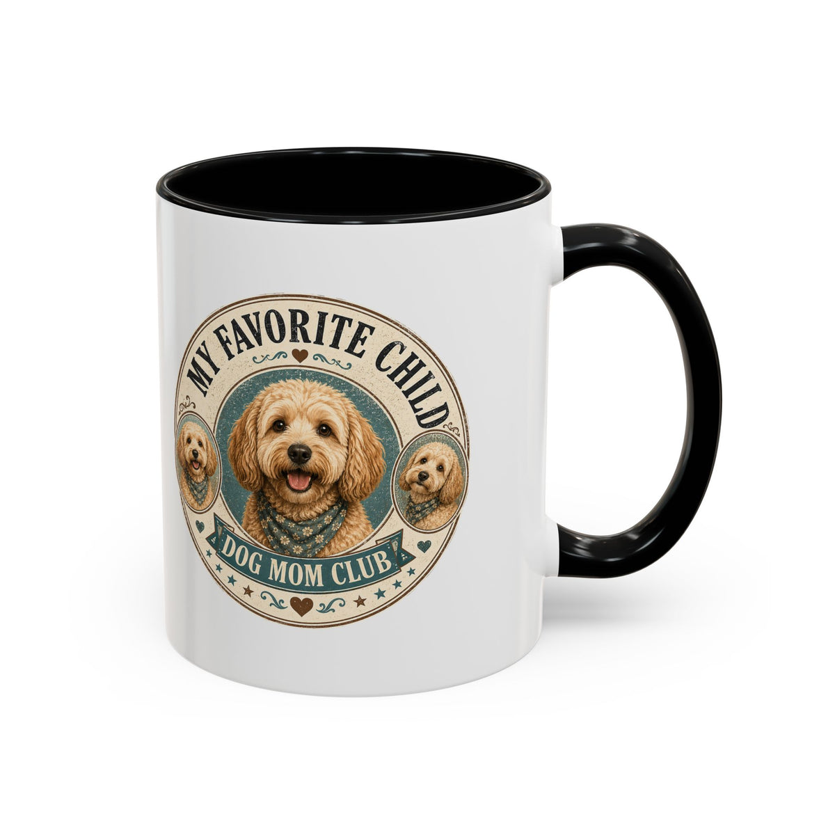 Milo Bailey Dog Dad Mom Dog Mom Coffee Mug — "My Favorite Child" Accent Mug
