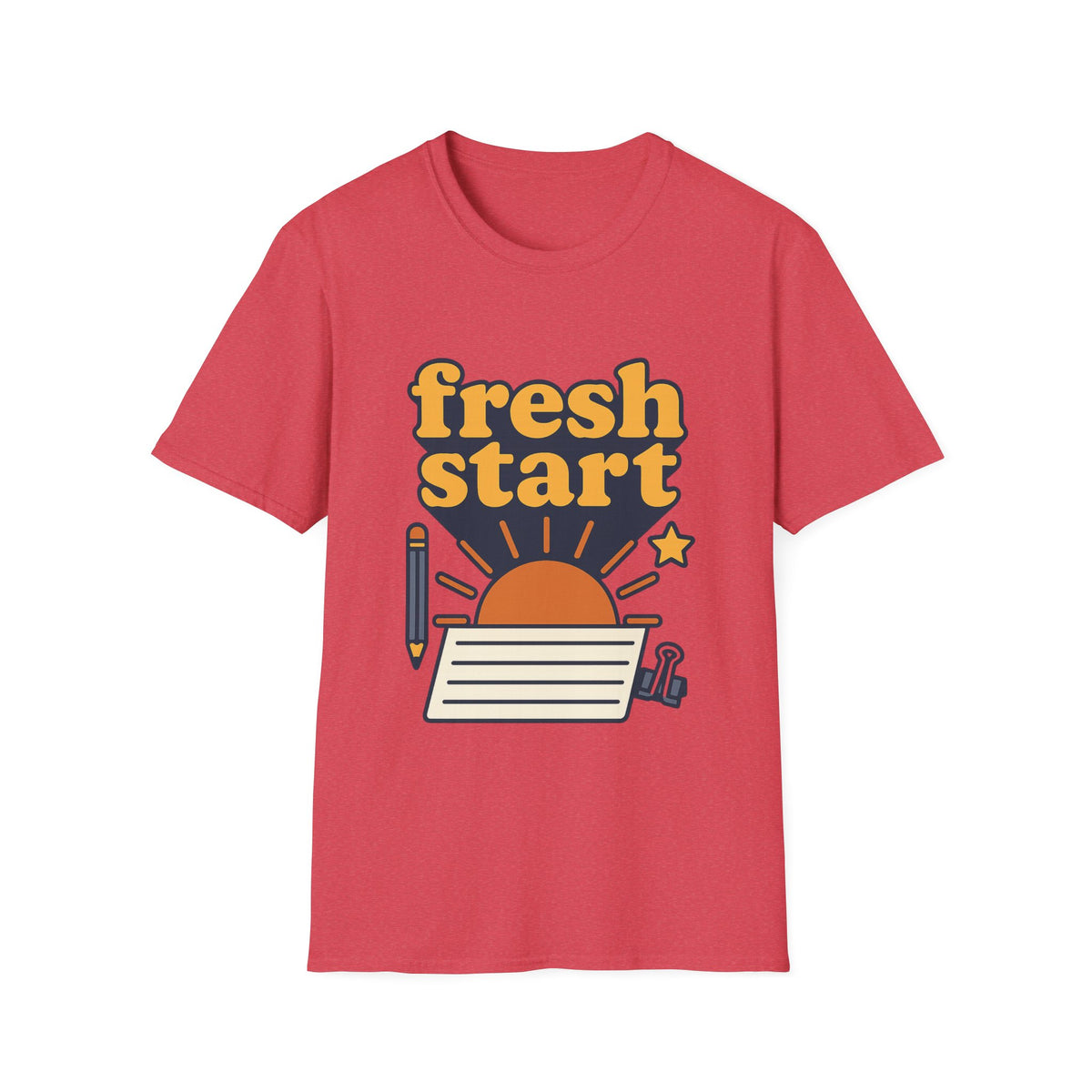 Fresh Start T-Shirt – Retro Sunrise Graphic  - Trending Now - August 2026