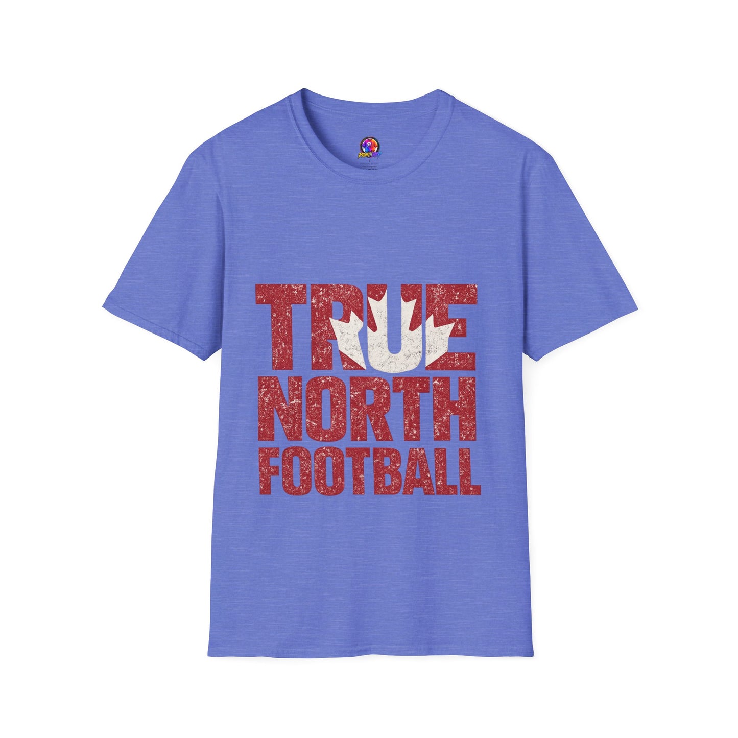 Canada True North Football T-Shirt — Vintage Canadian Leafs Sports Tee