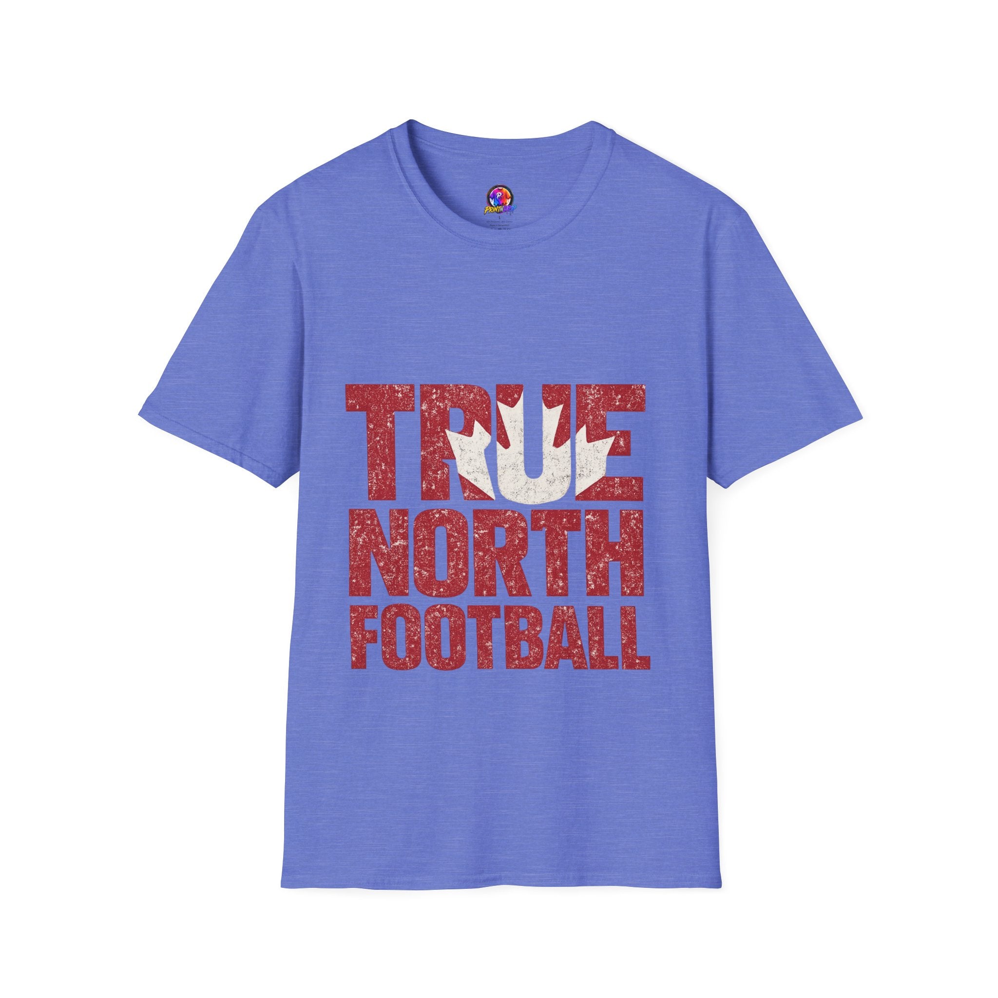 Canada True North Football T-Shirt — Vintage Canadian Leafs Sports Tee