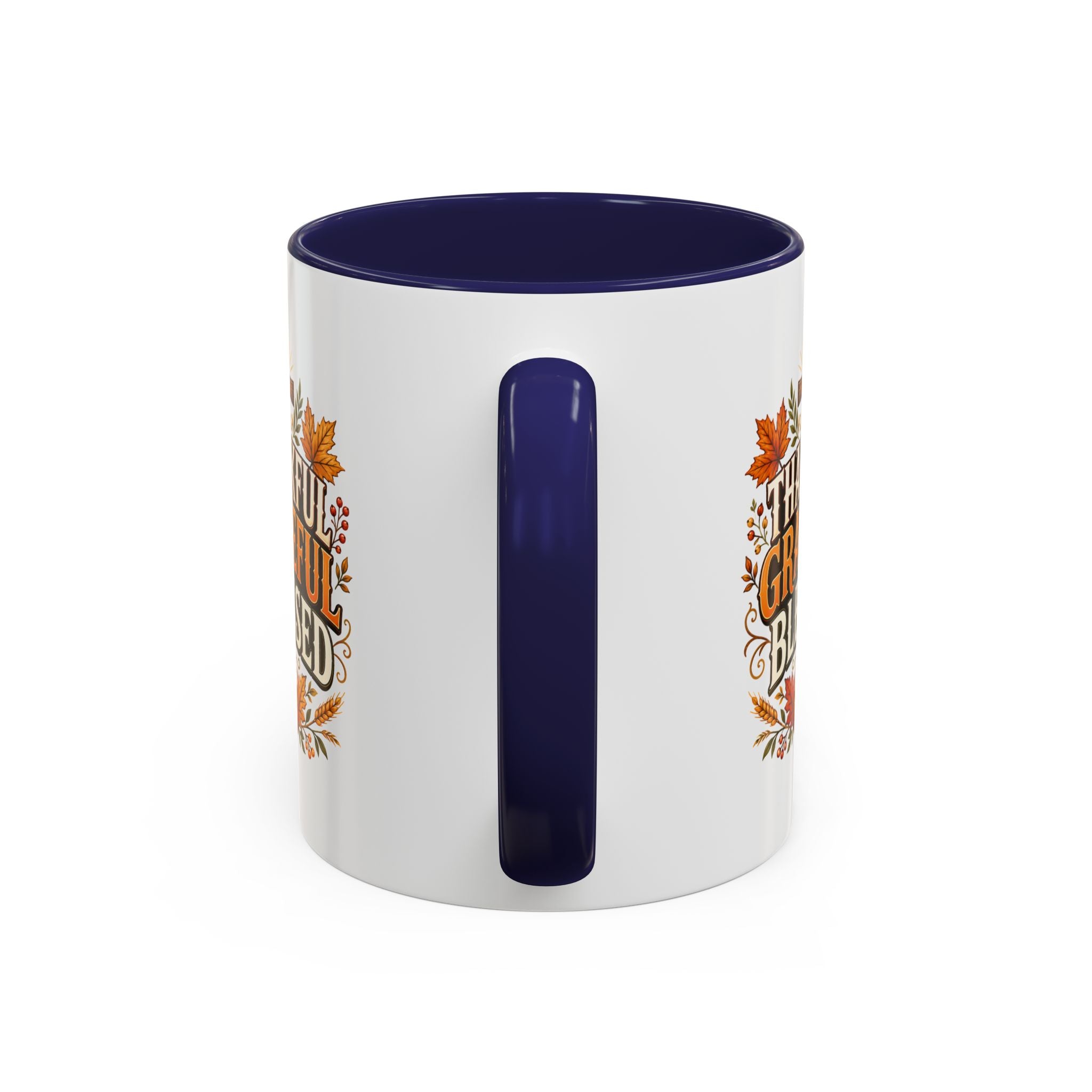 Thanksgiving Mug Thankful Grateful Blessed Coffee Mug